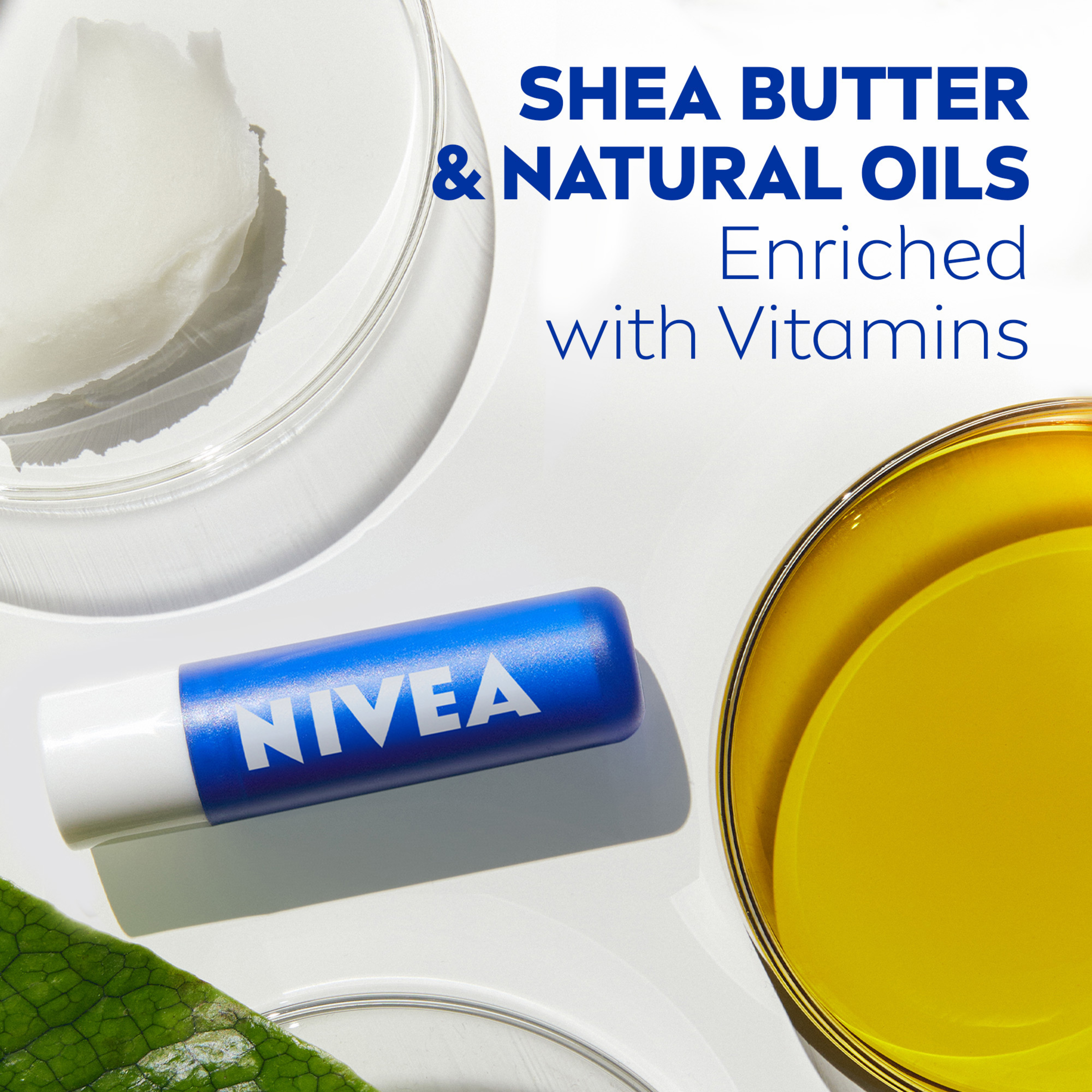 NIVEA LIP BALM STICK ORIGINAL WITH SHEA BUTTER 4.8G - Image 6