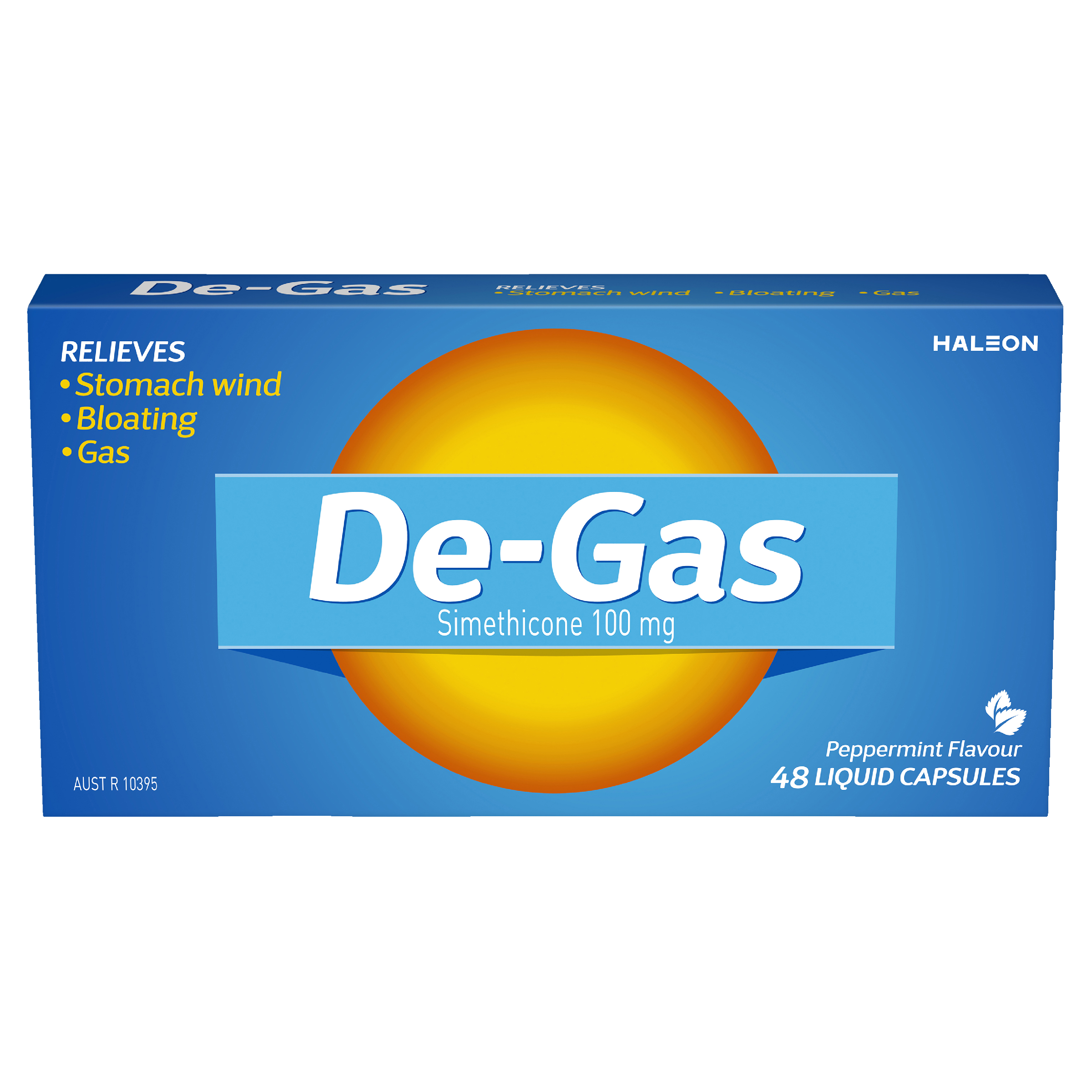 DE-GAS PEPPERMINT 48 CAPSULES - Image 3
