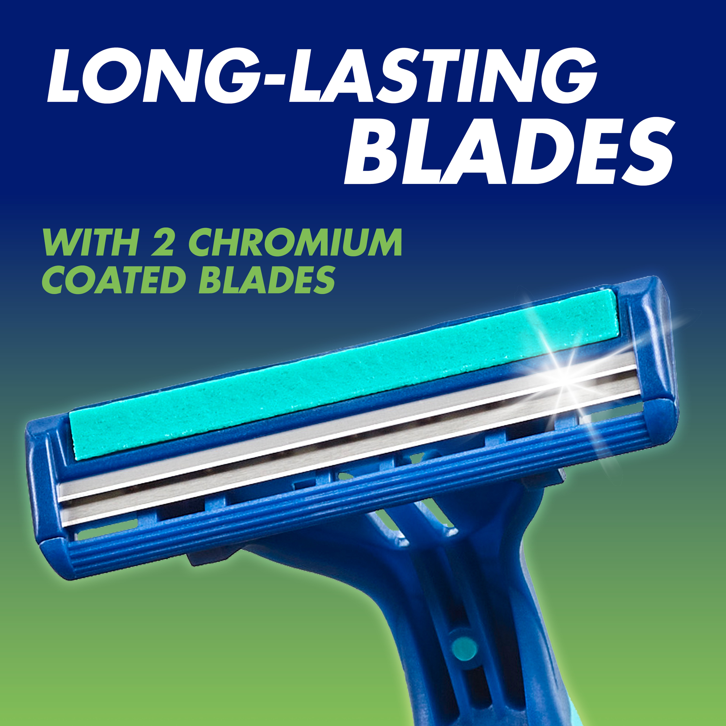 GILLETTE BLUE II PLUS DISPOSABLE RAZOR 5 PACK - Image 3
