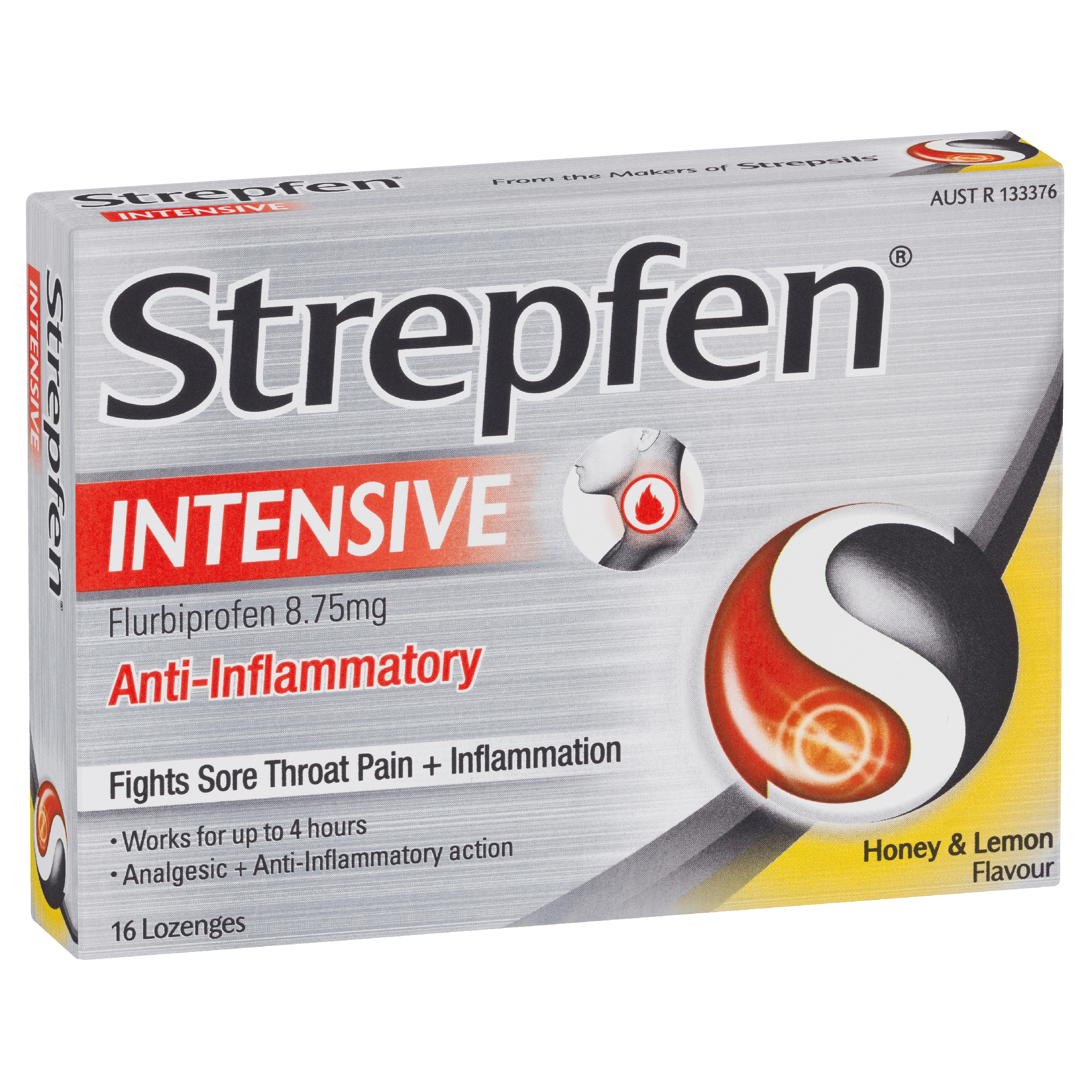 STREPFEN INTENSIVE HONEY & LEMON 16 LOZENGES