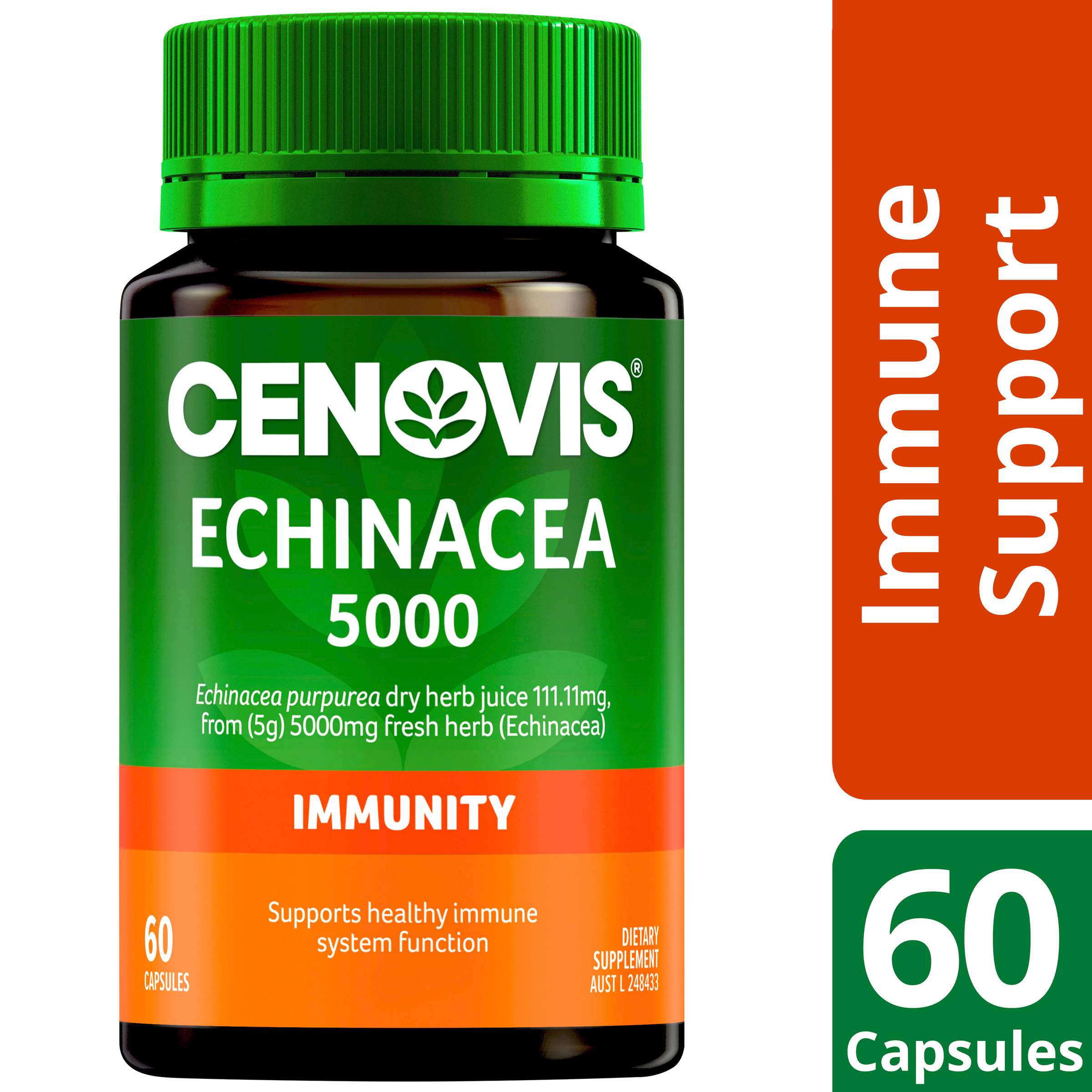 CENOVIS ECHINACEA 5000 60 CAPSULES - Image 7