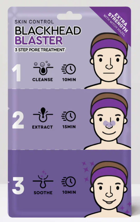 SKIN CONTROL BLACKHEAD BLASTER EXTRA STRENGTH 3 STEP PACK