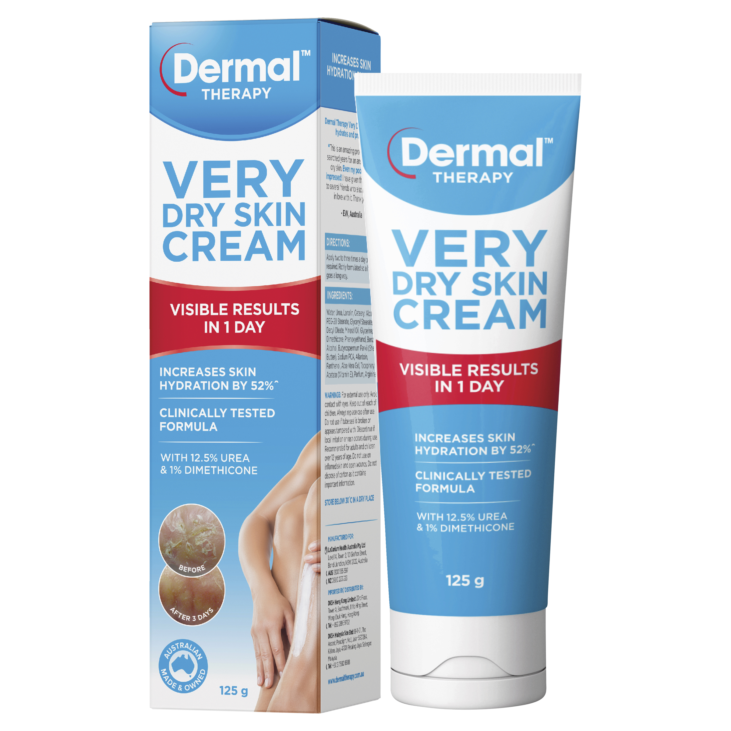DERMAL THERAPY VERY DRY SKIN CREAM 125G - Image 5
