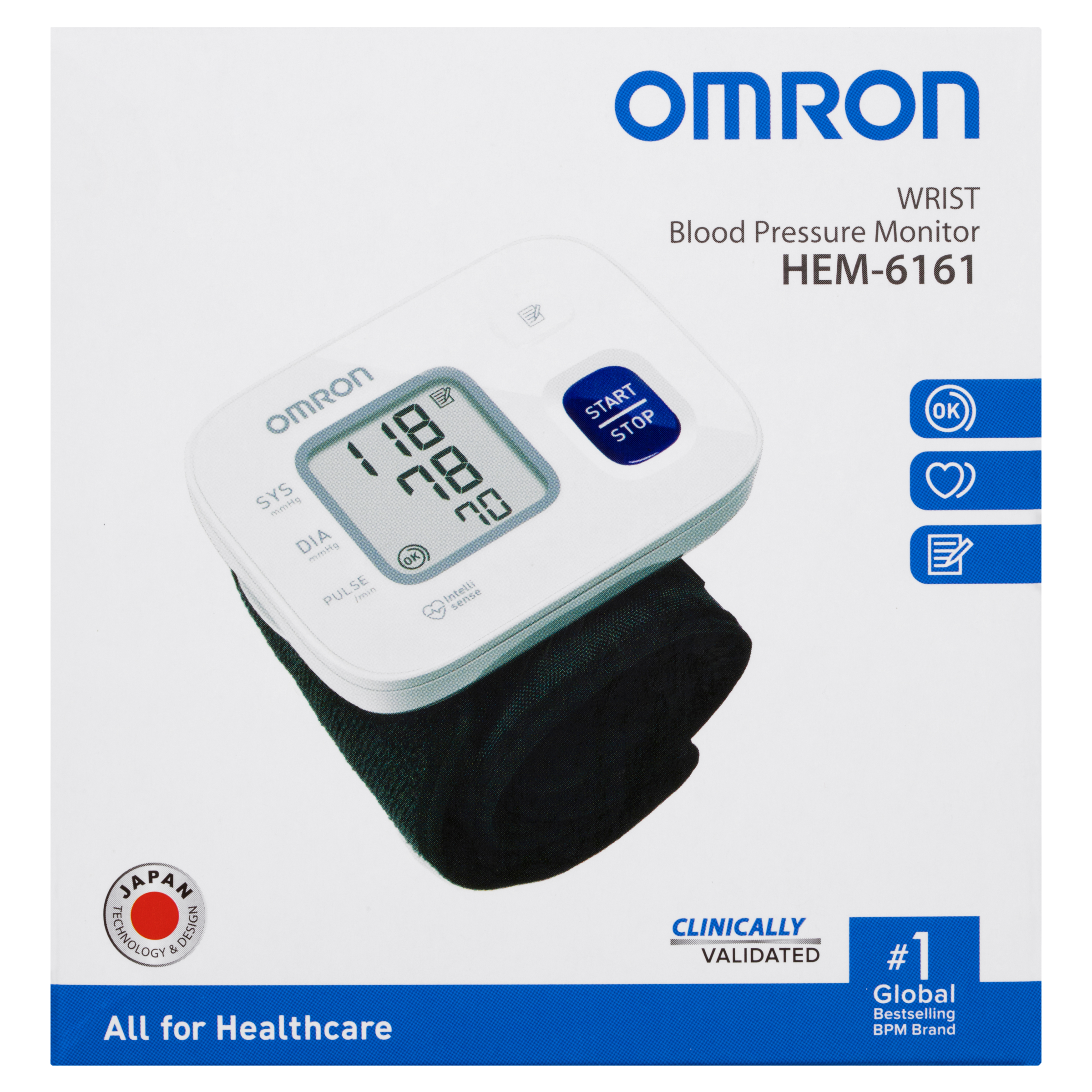 OMRON BLOOD PRESSURE MONITOR WRIST HEM6161 - Image 2