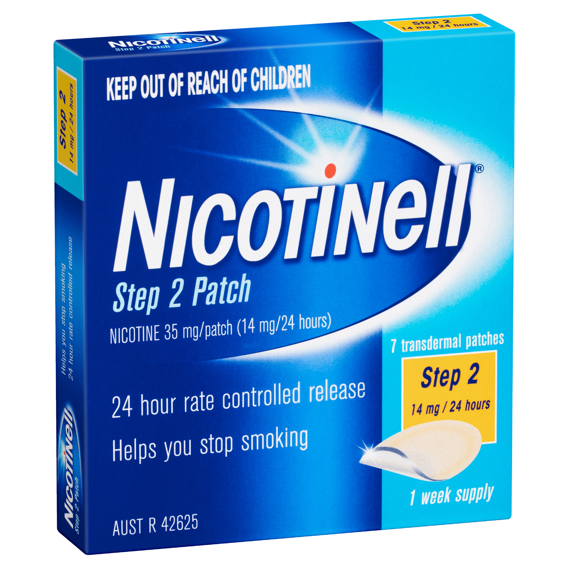 NICOTINELL STEP 2 14MG PATCHES 7 PACK