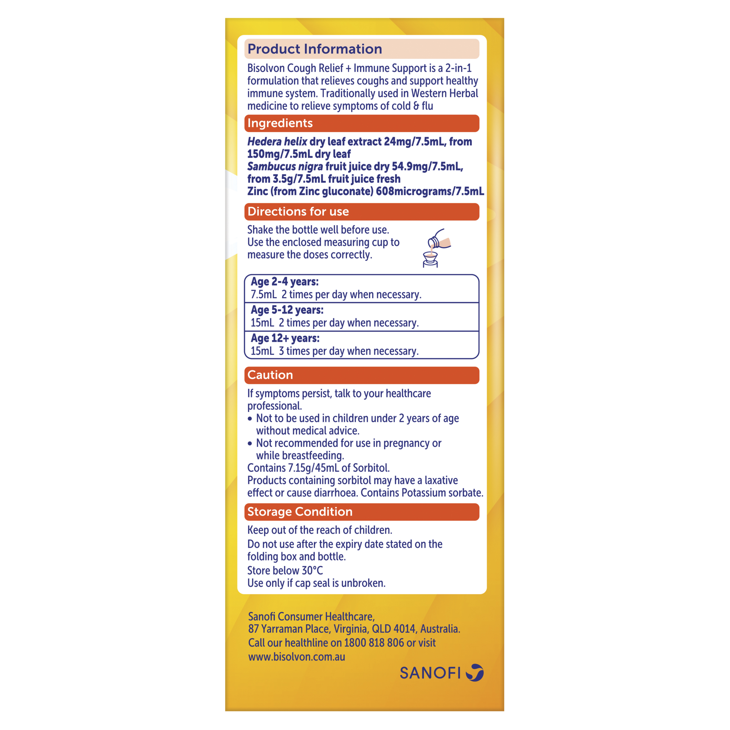BISOLVON CHESTY COUGH + IMMUNE SUPPORT 200ML - Image 4