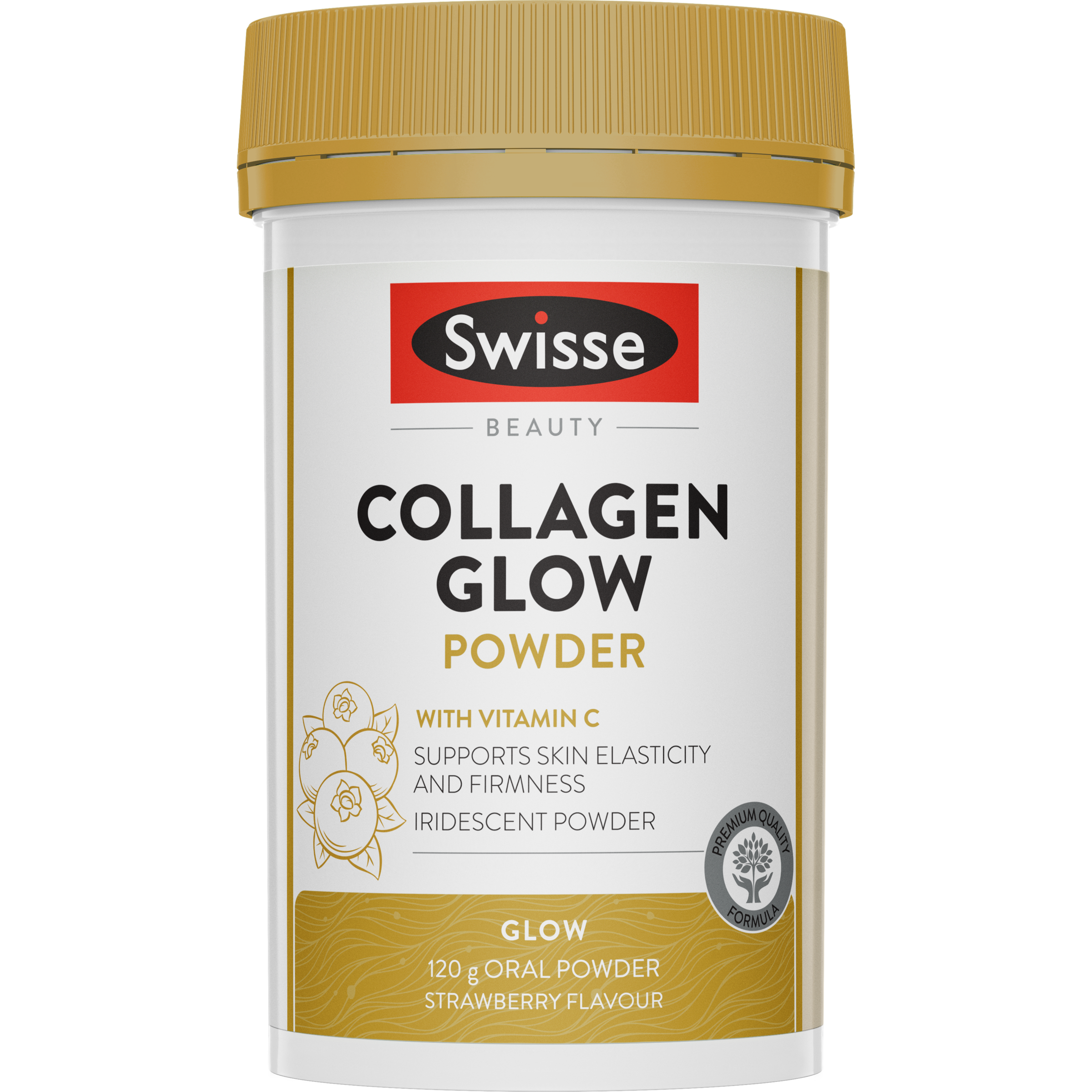 SWISSE BEAUTY COLLAGEN GLOW STRAWBERRY POWDER 120G