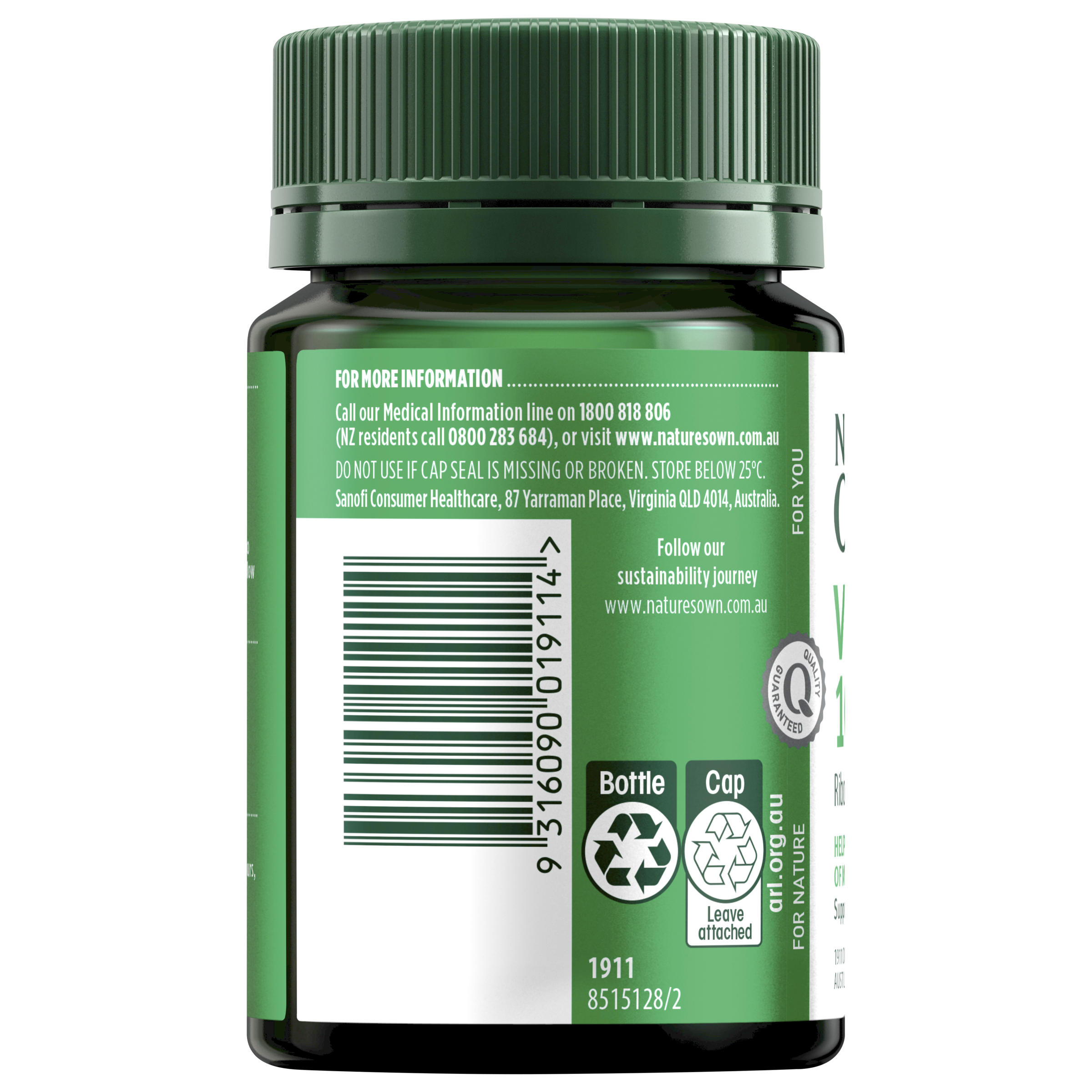 NATURES OWN VITAMIN B2 100MG 100 TABLETS - Image 4