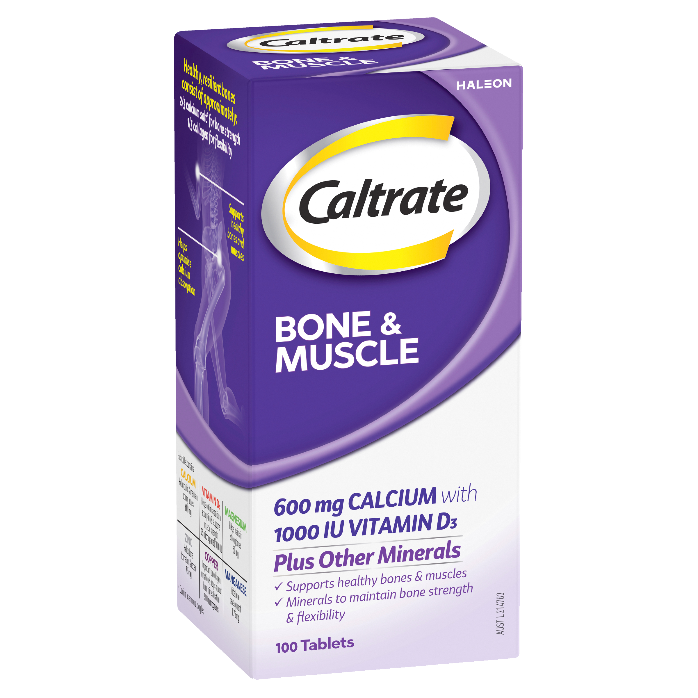 CALTRATE BONE & MUSCLE 100 TABLETS