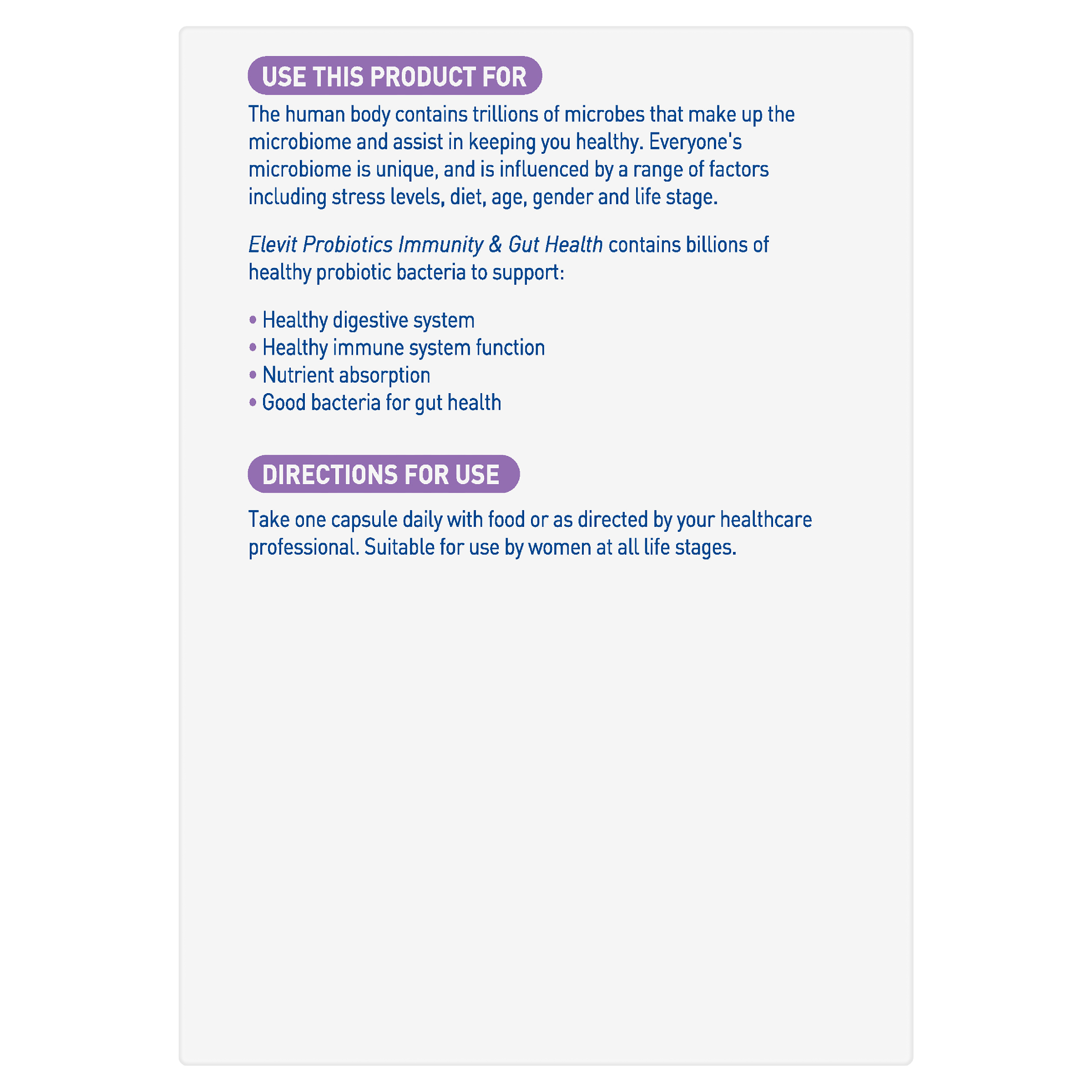 ELEVIT PROBIOTICS 30 CAPSULES - Image 4