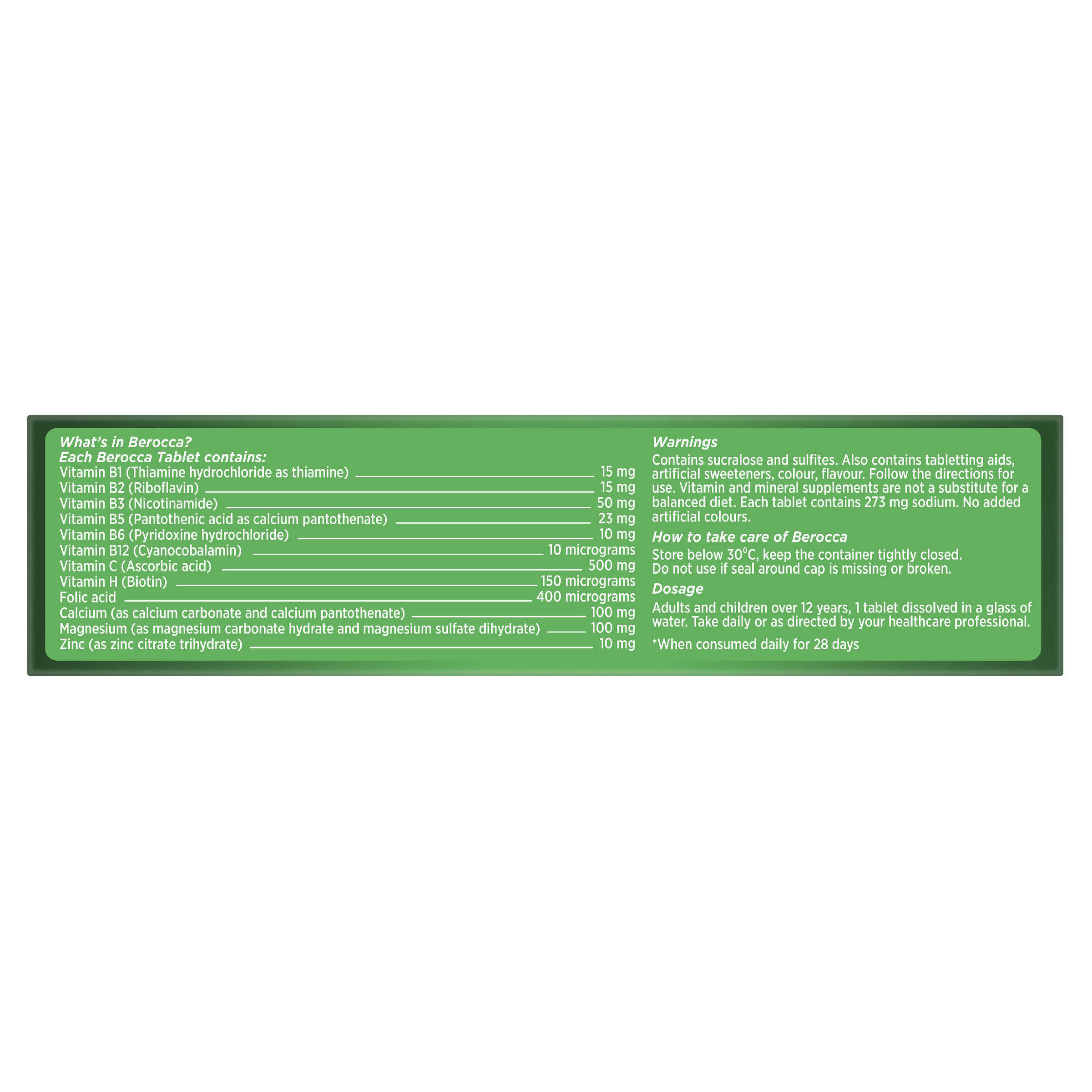 BEROCCA ORANGE 30 EFFERVESCENT TABLETS - Image 7