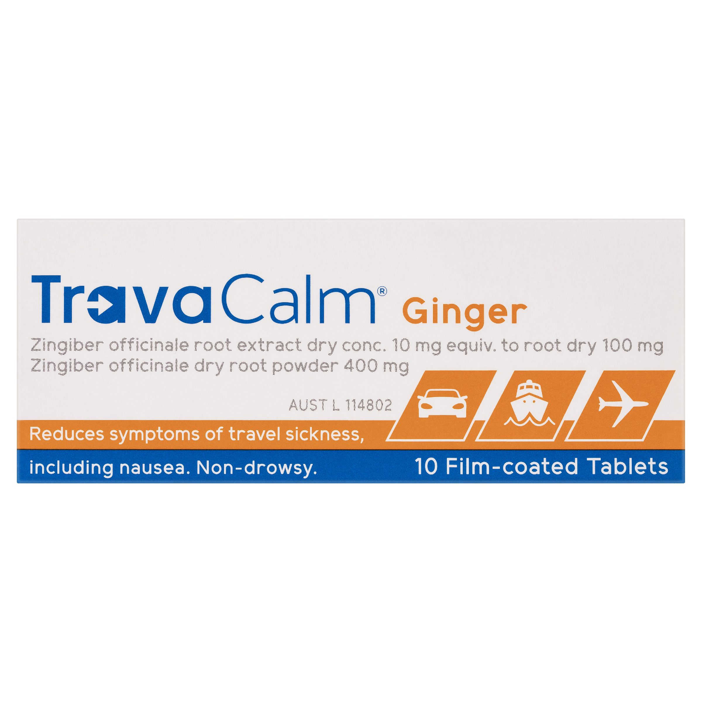 TRAVACALM GINGER TABLETS 10 - Image 2