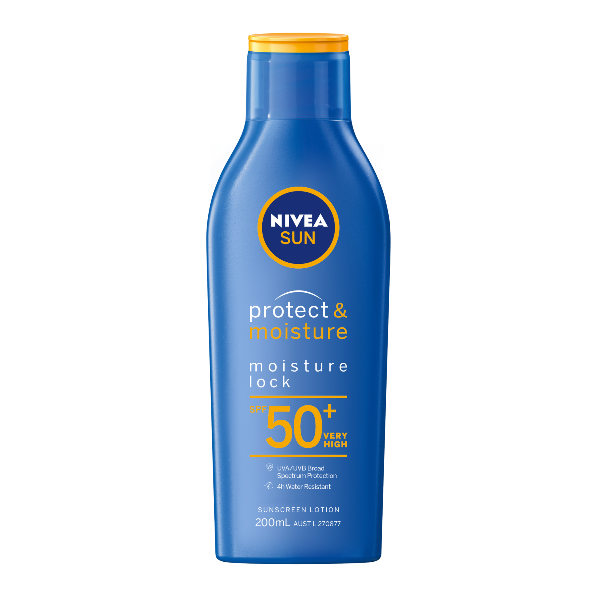 NIVEA PROTECT & MOISTURE SUNSCREEN LOTION SPF50+ 200ML