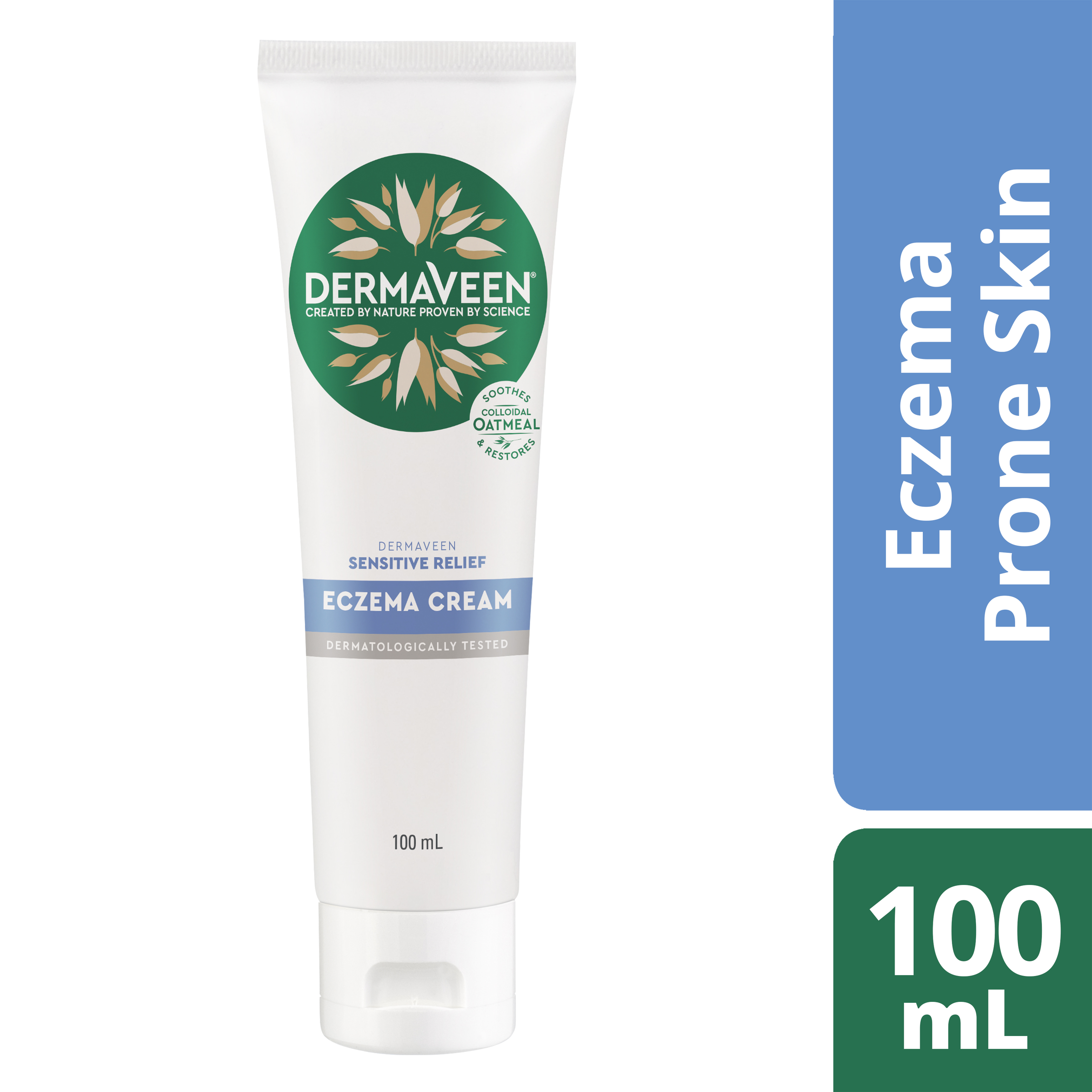 DERMAVEEN ECZEMA SENSITIVE RELIEF CREAM 100ML - Image 9