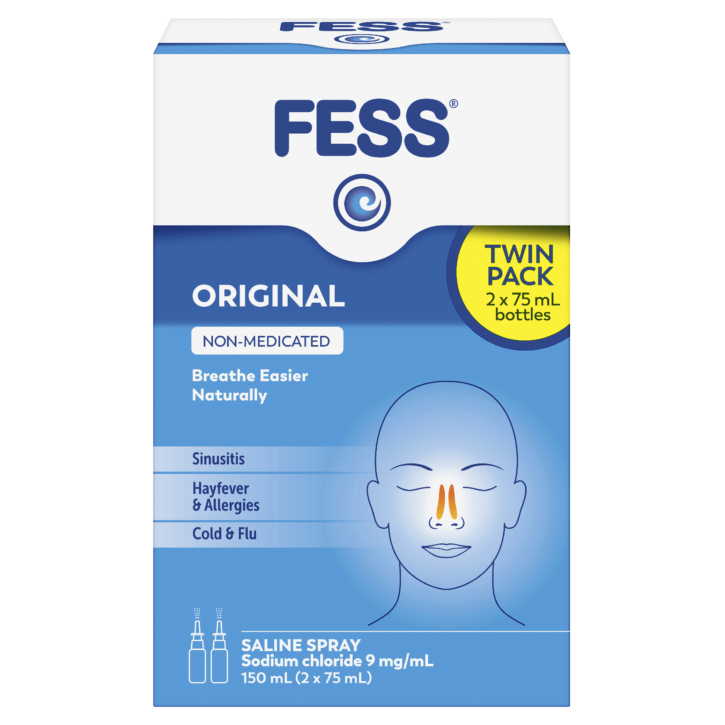 FESS NASAL SPRAY 2 X 75ML - Image 8