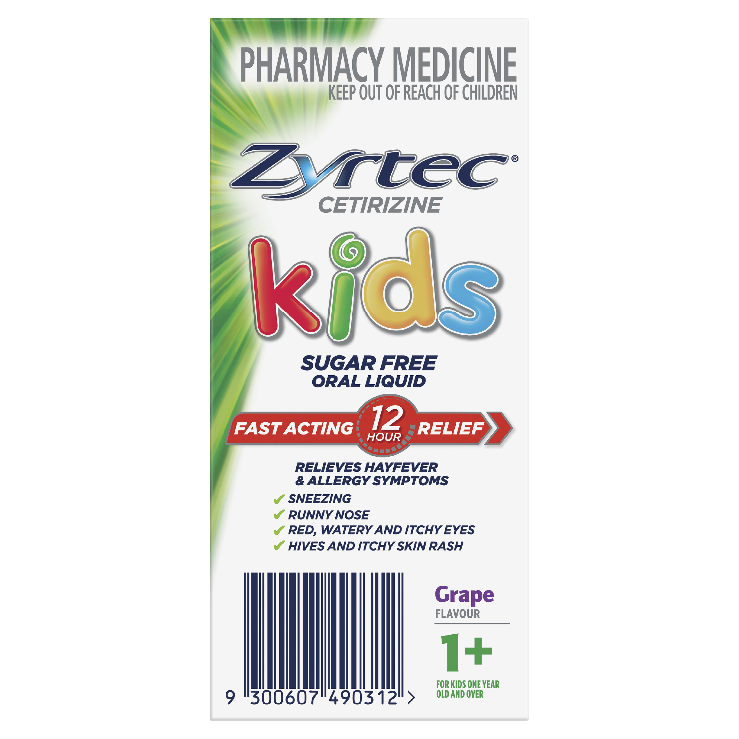 ZYRTEC KIDS LIQUID GRAPE 60ML - Image 4