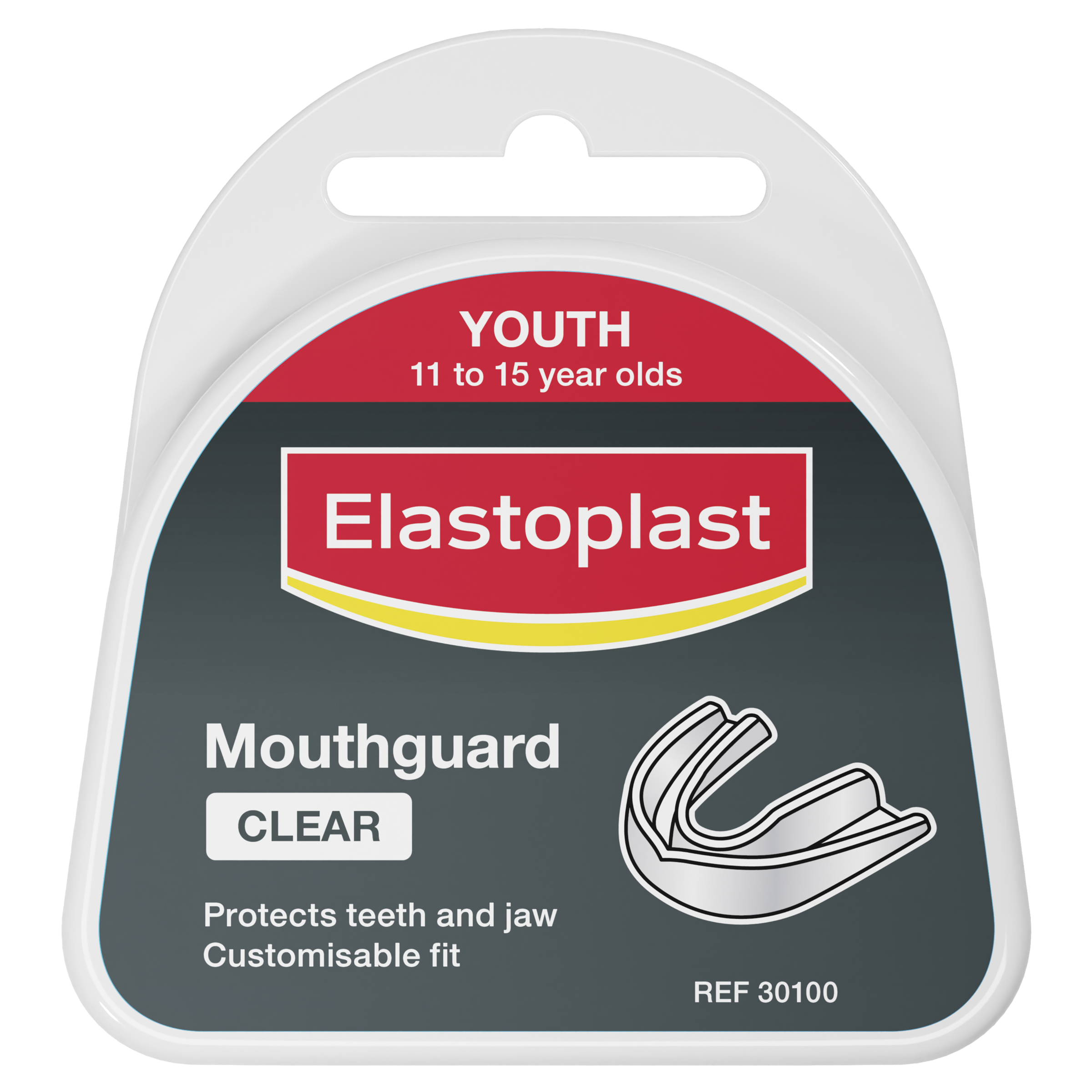 ELASTOPLAST MOUTH GUARD YOUTH CLEAR