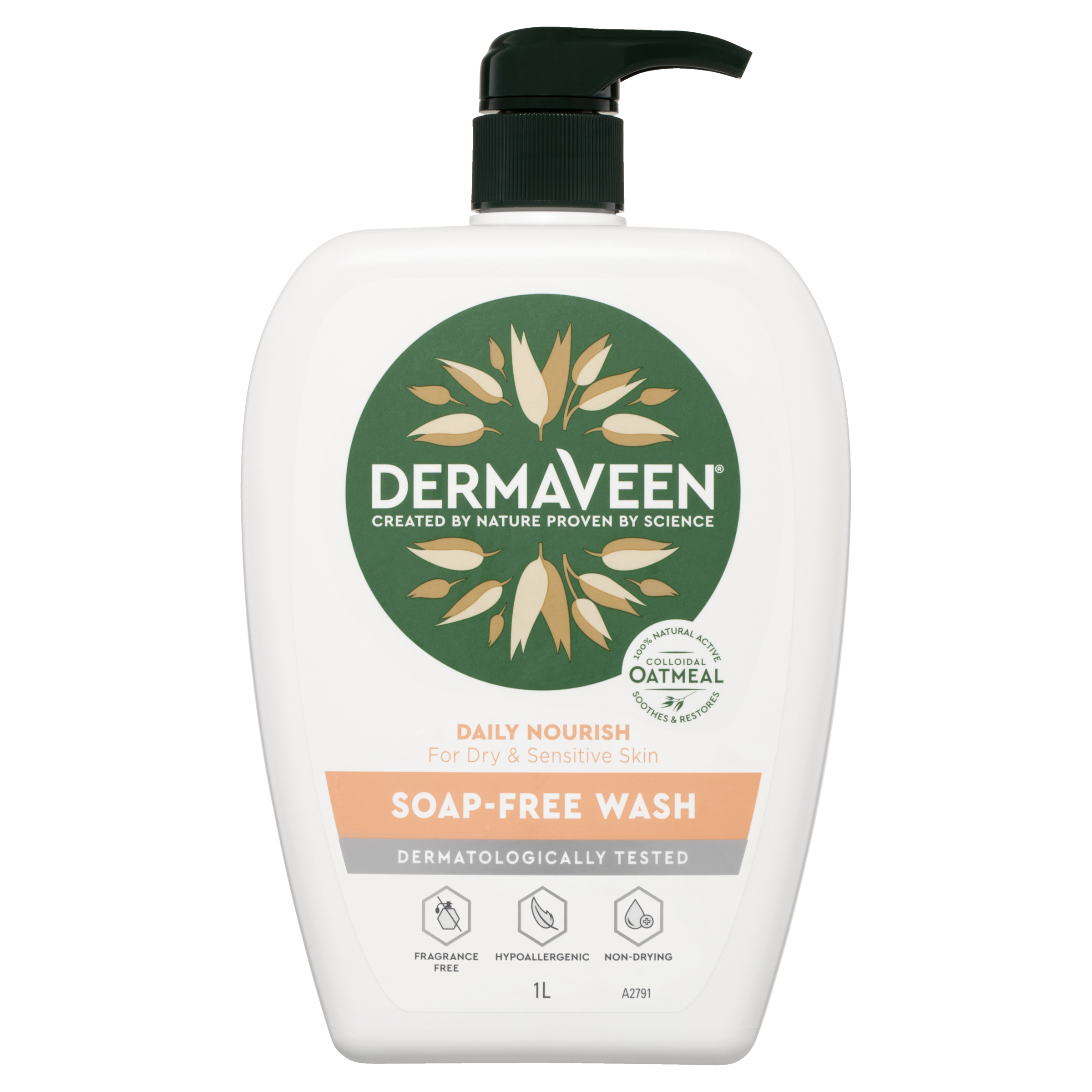 DERMAVEEN DAILY NOURISH WASH 1 LITRE