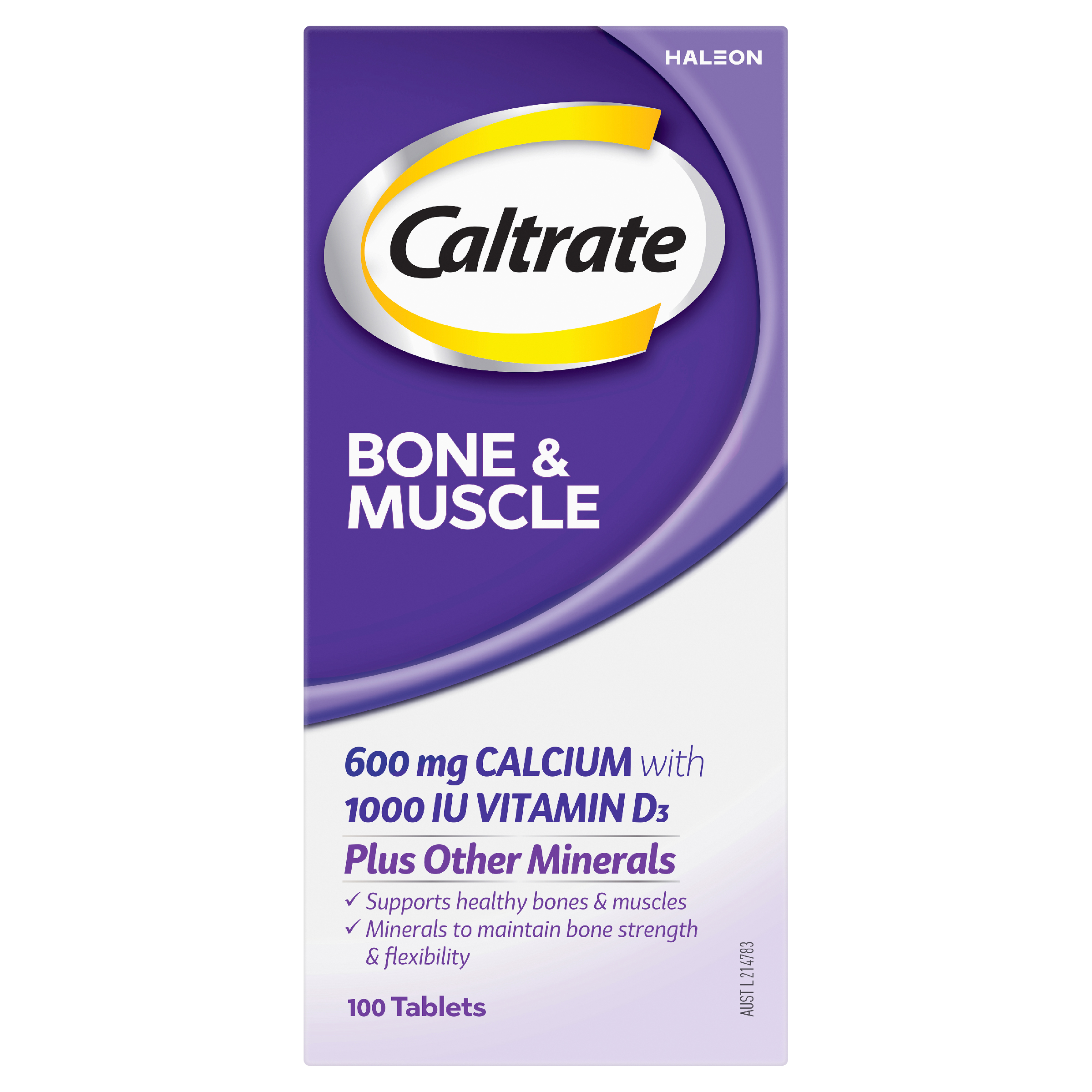 CALTRATE BONE & MUSCLE 100 TABLETS - Image 2