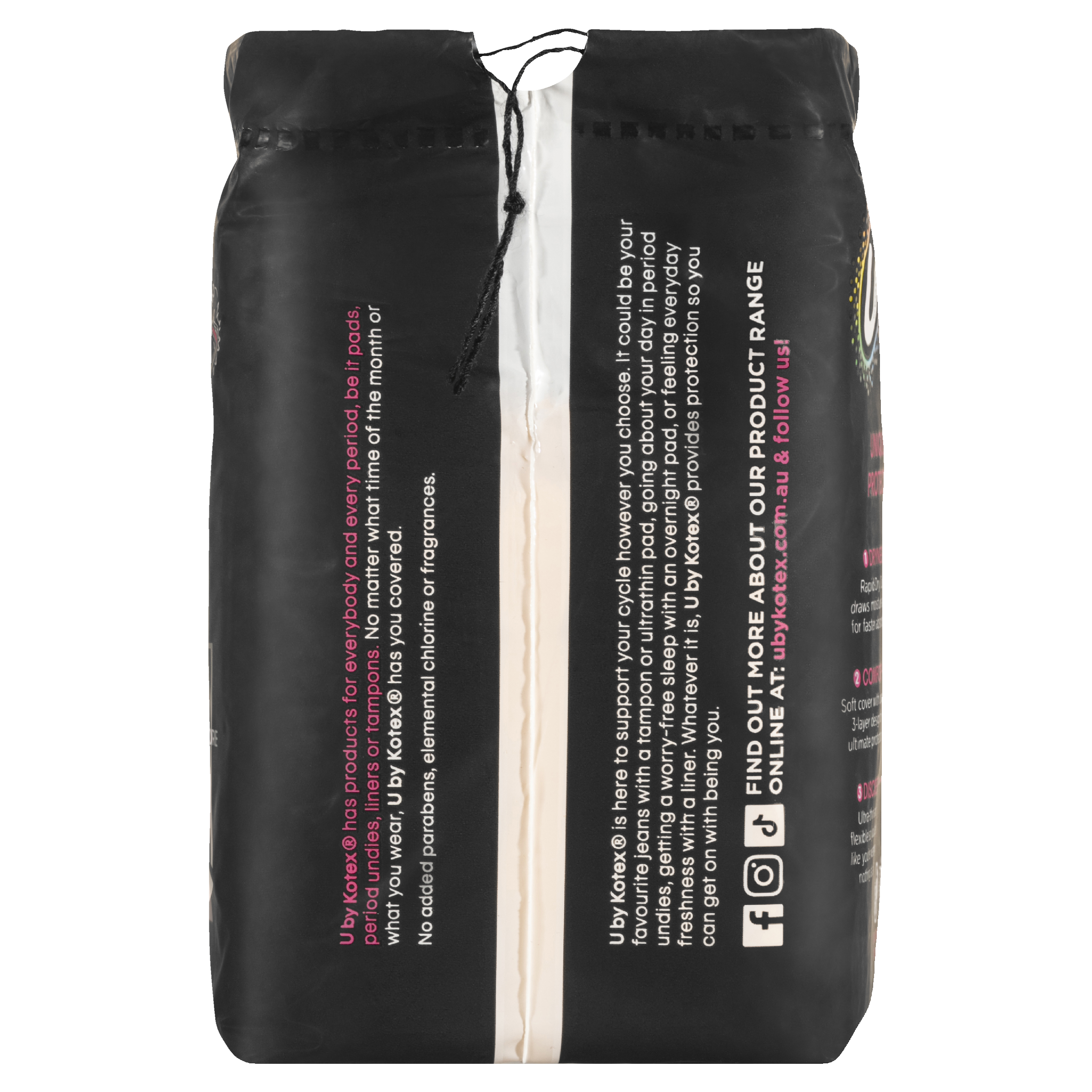 U BY KOTEX PADS ULTRATHIN SUPER WINGS 12 PACK - Image 10
