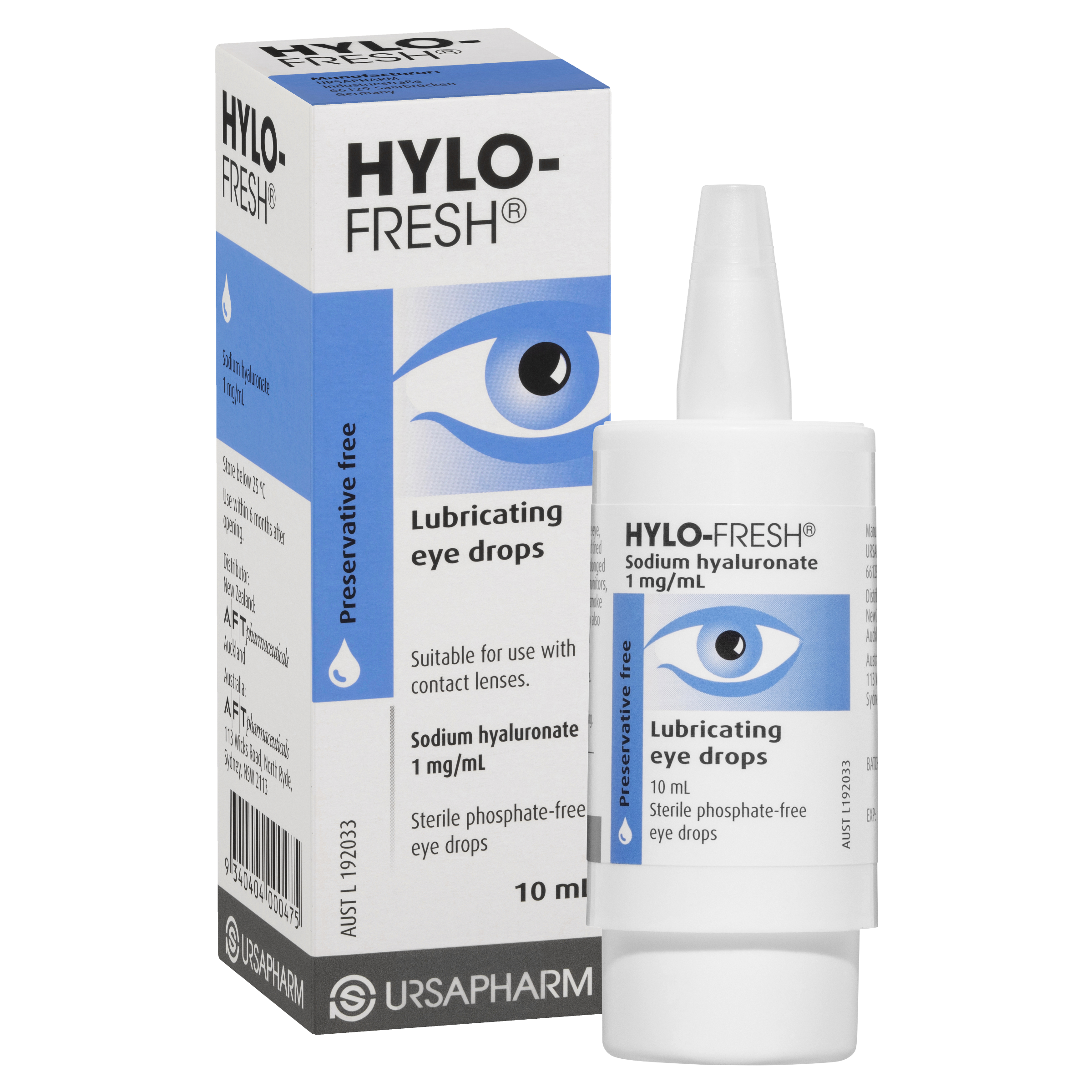 HYLO FRESH LUBRICANT EYE DROPS 10ML - Image 10