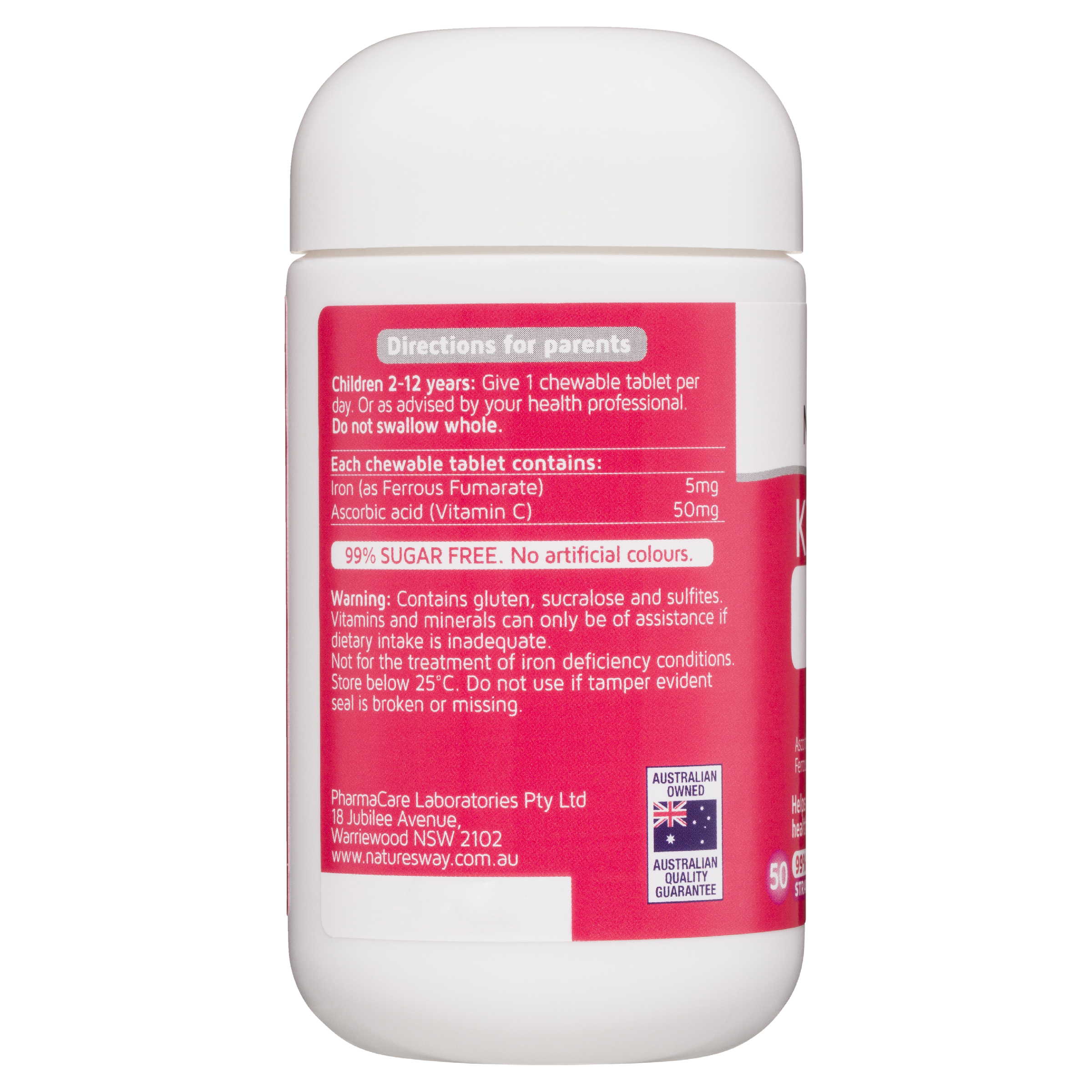 NATURES WAY KIDS SMART IRON CHEWABLE 50 - Image 4