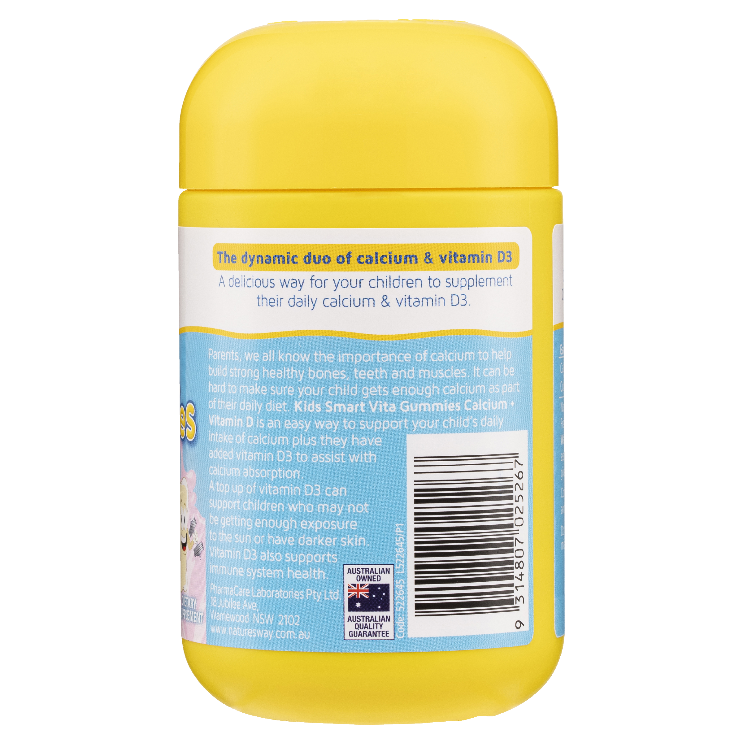 NATURES WAY KIDS SMART CALCIUM 60 - Image 3