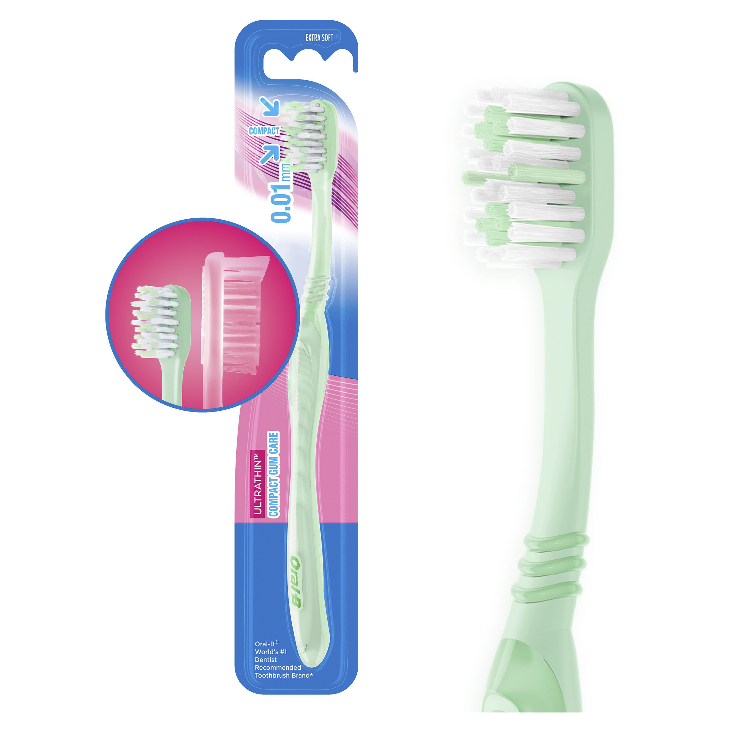 ORAL-B TOOTHBRUSH COMPACT GUM CARE ULTRATHIN EXTRA SOFT 1 PACK - Image 11