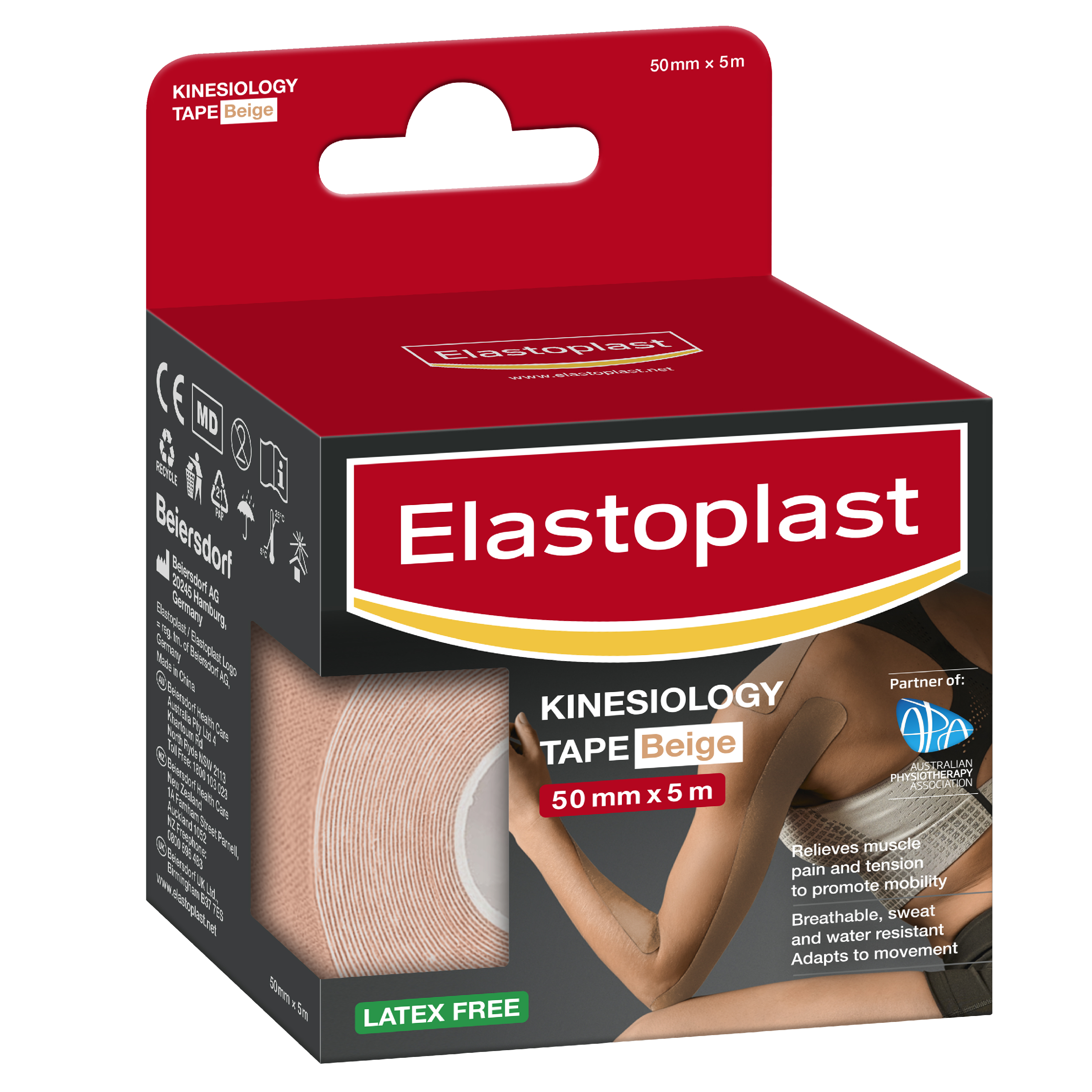 ELASTOPLAST SPORT KINESIO TAPE BEIGE