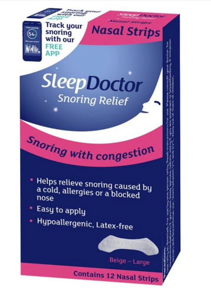 SLEEP DOCTOR NASAL STRIPS LARGE 12 PACK