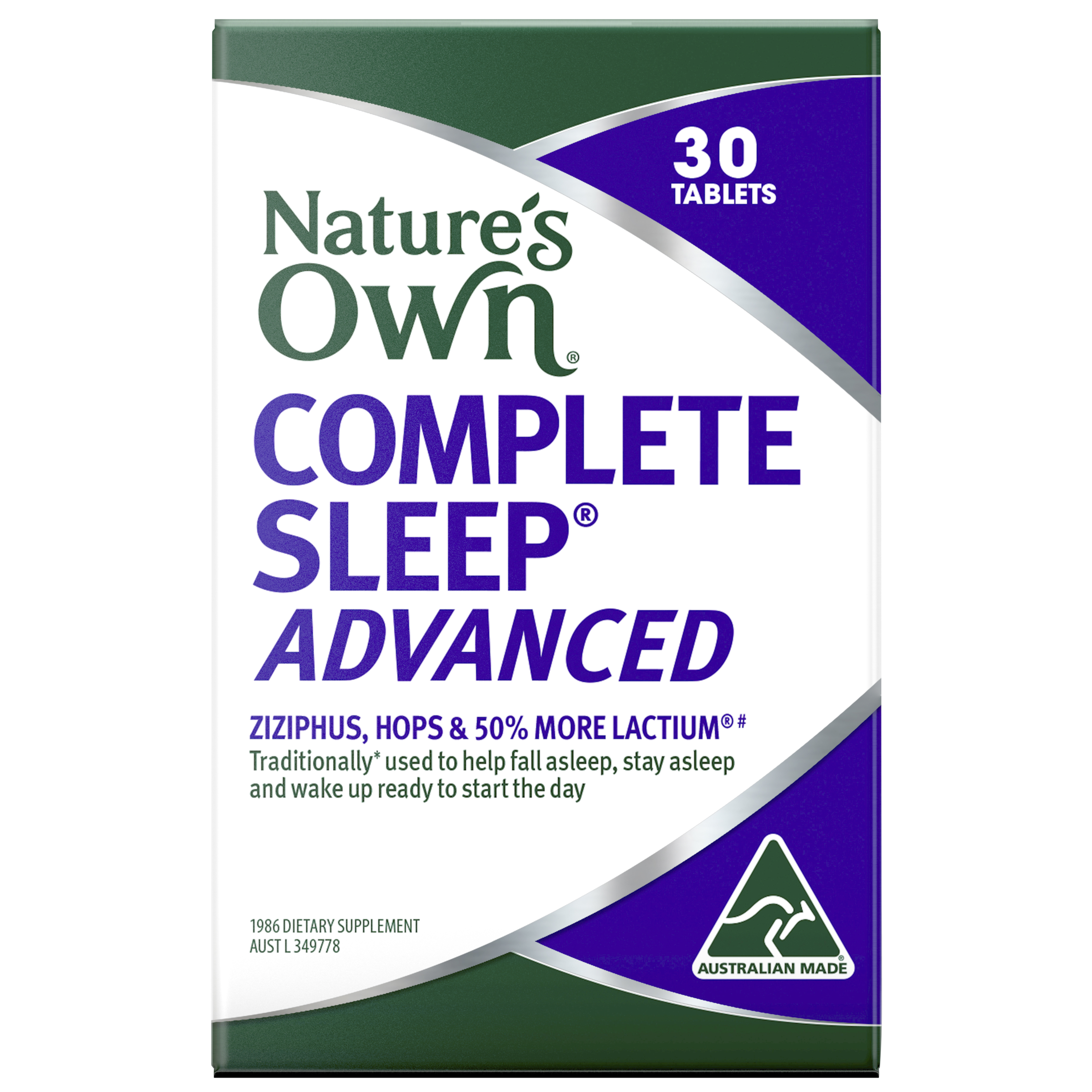 NATURES OWN COMPLETE SLEEP ADVANCED 30 TABLETS