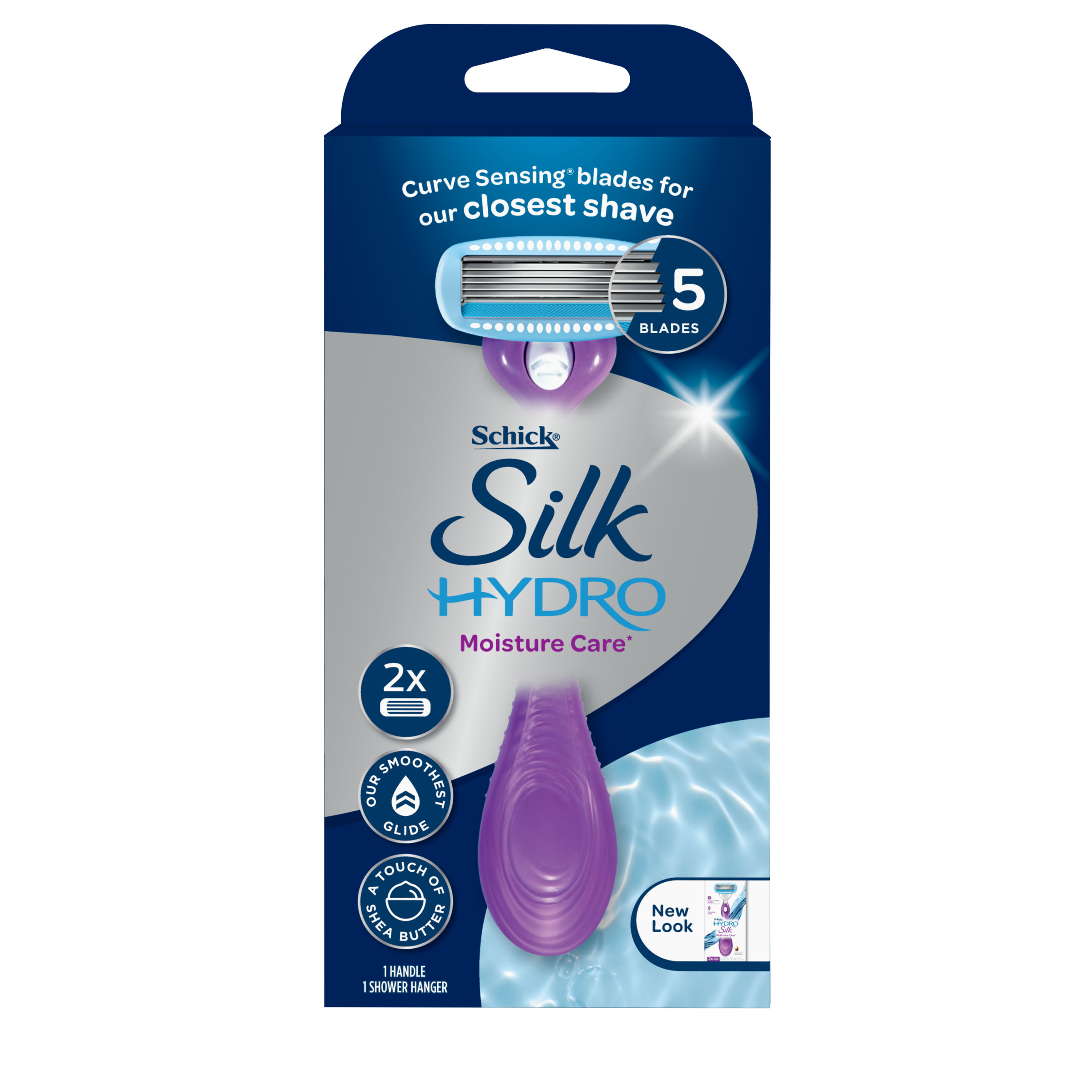 SCHICK HYDRO SILK RAZOR + 2 BLADES - Image 2