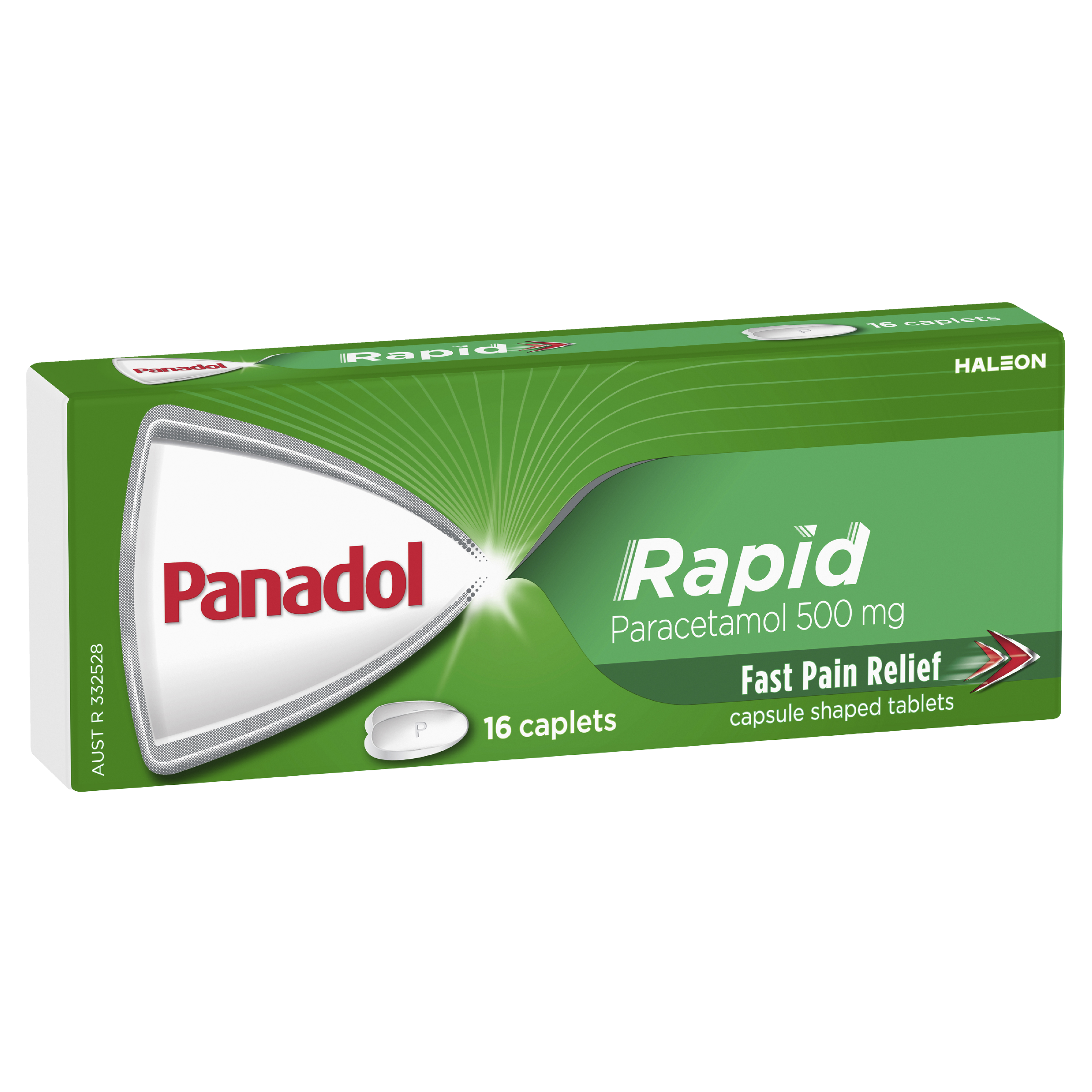 PANADOL RAPID 500MG 16 CAPLETS