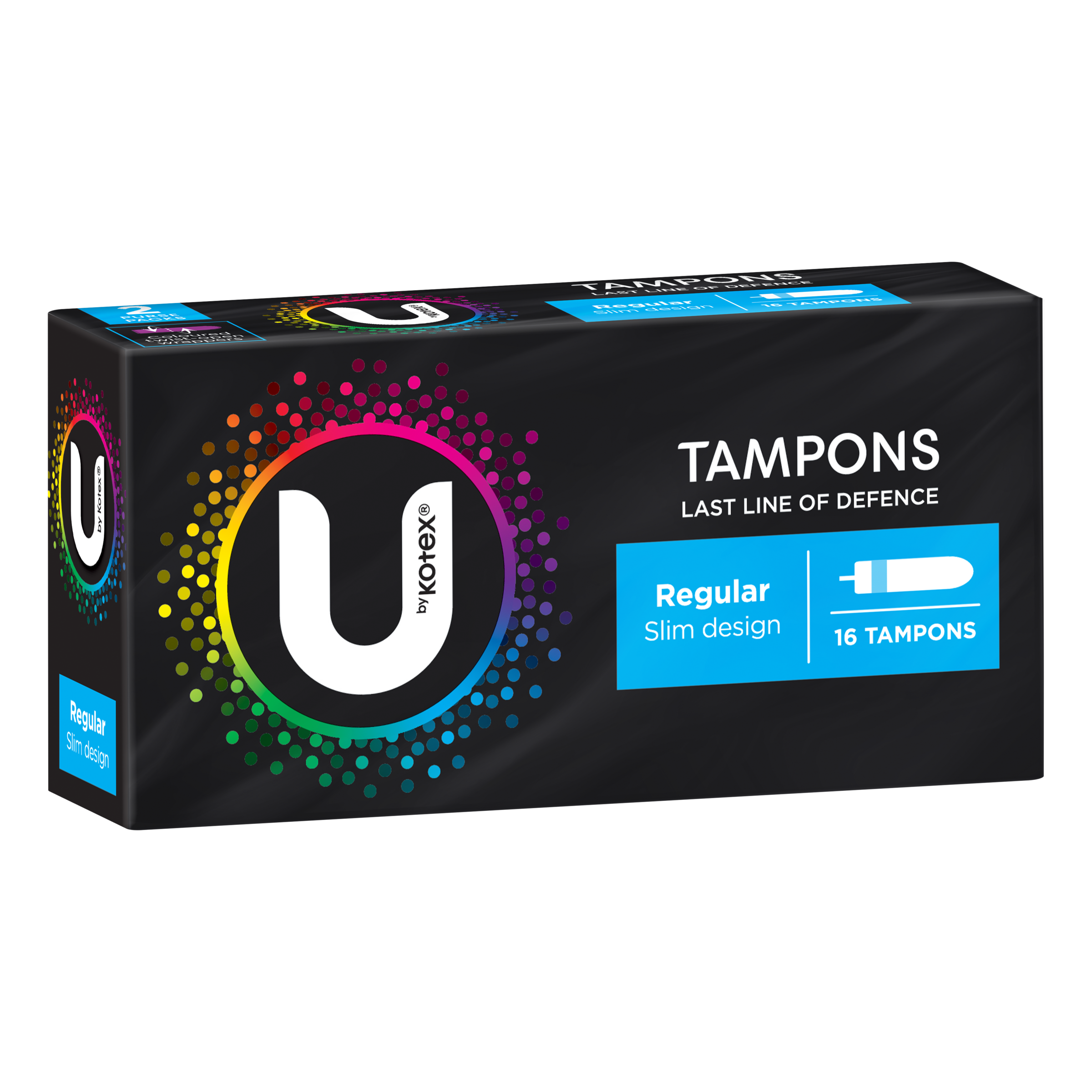 U BY KOTEX TAMPONS REGULAR 16 PACK