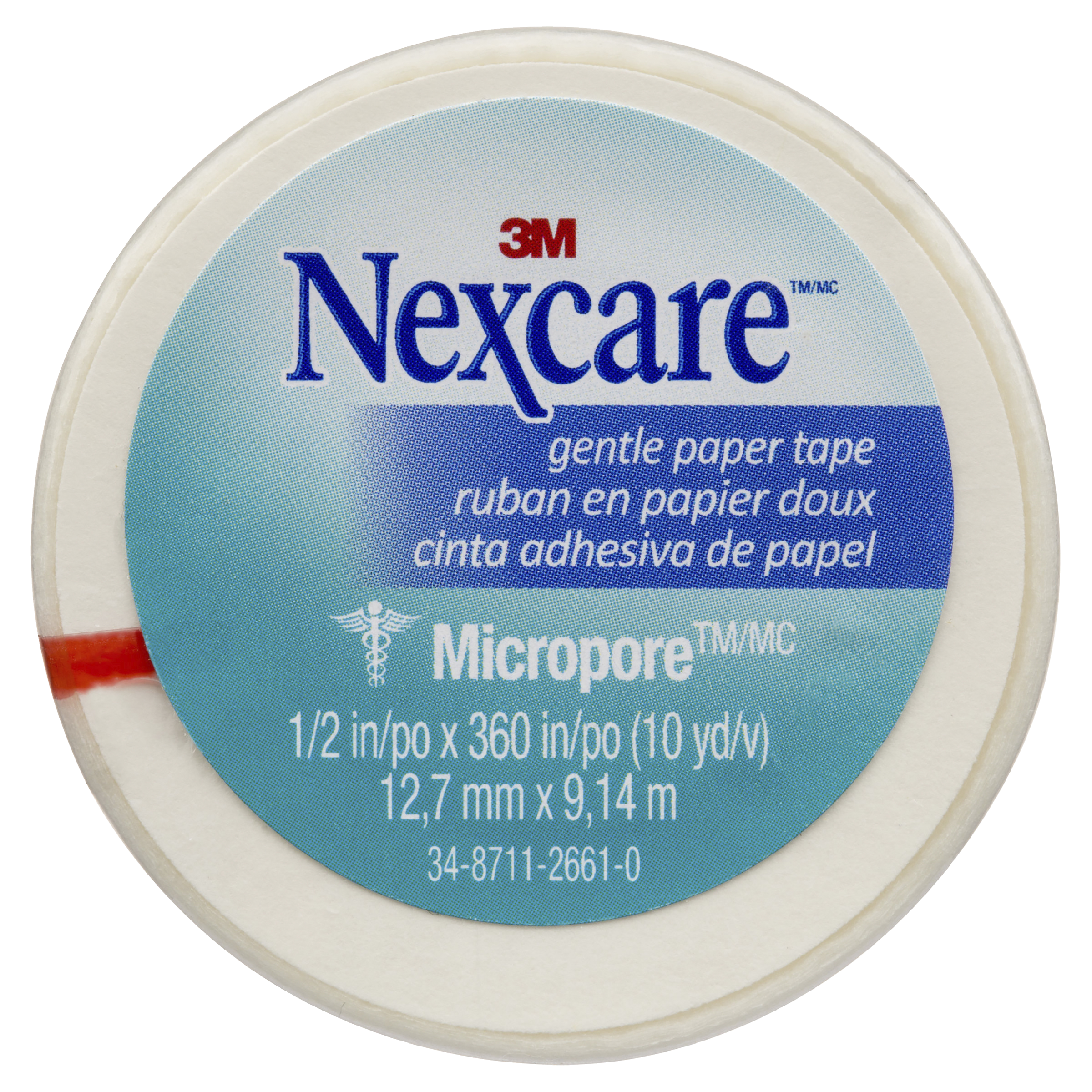 NEXCARE MICROPORE PAPER TAPE 12.5MM X 9.1M WHITE - Image 2