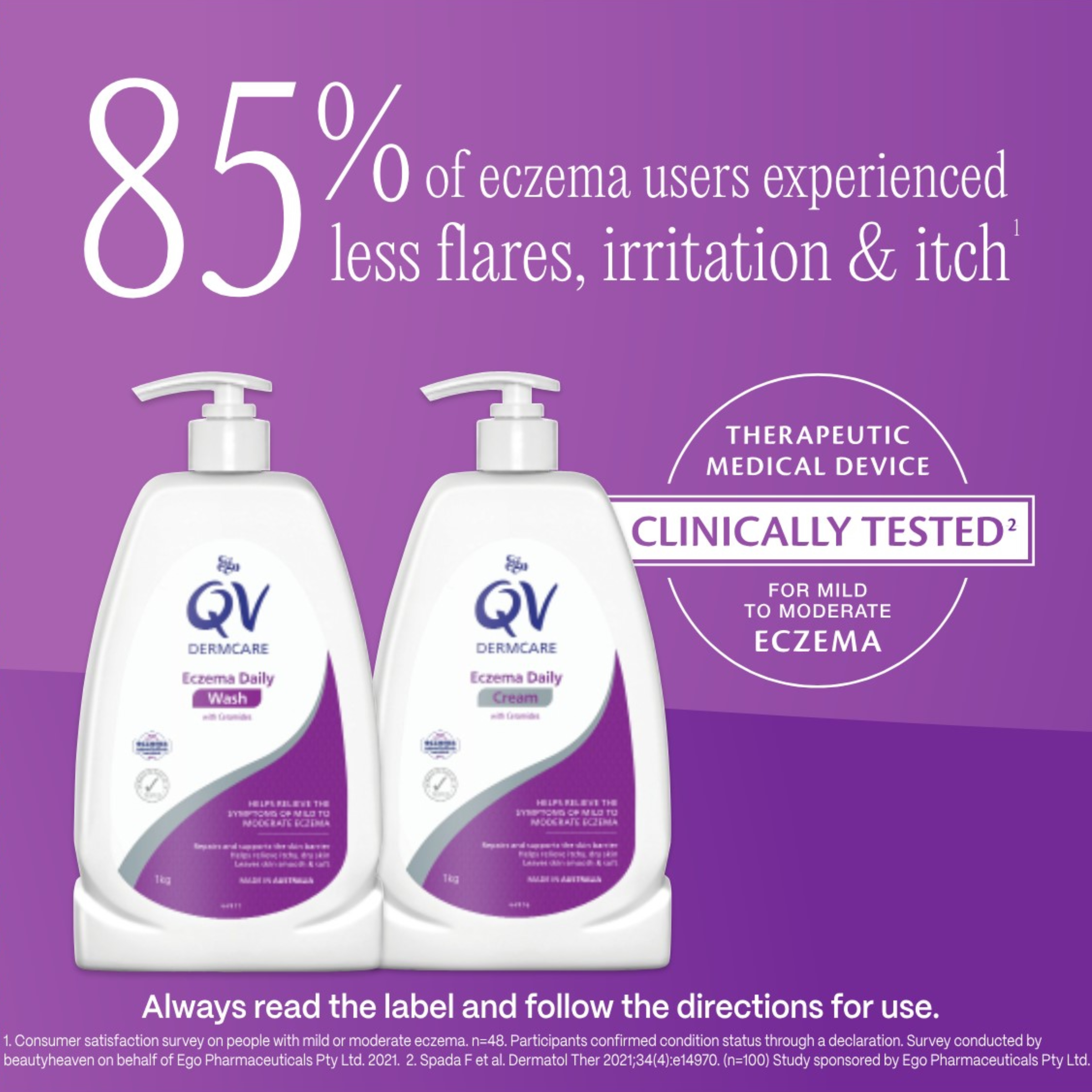 EGO QV DERMCARE ECZEMA DAILY CREAM 1KG - Image 4