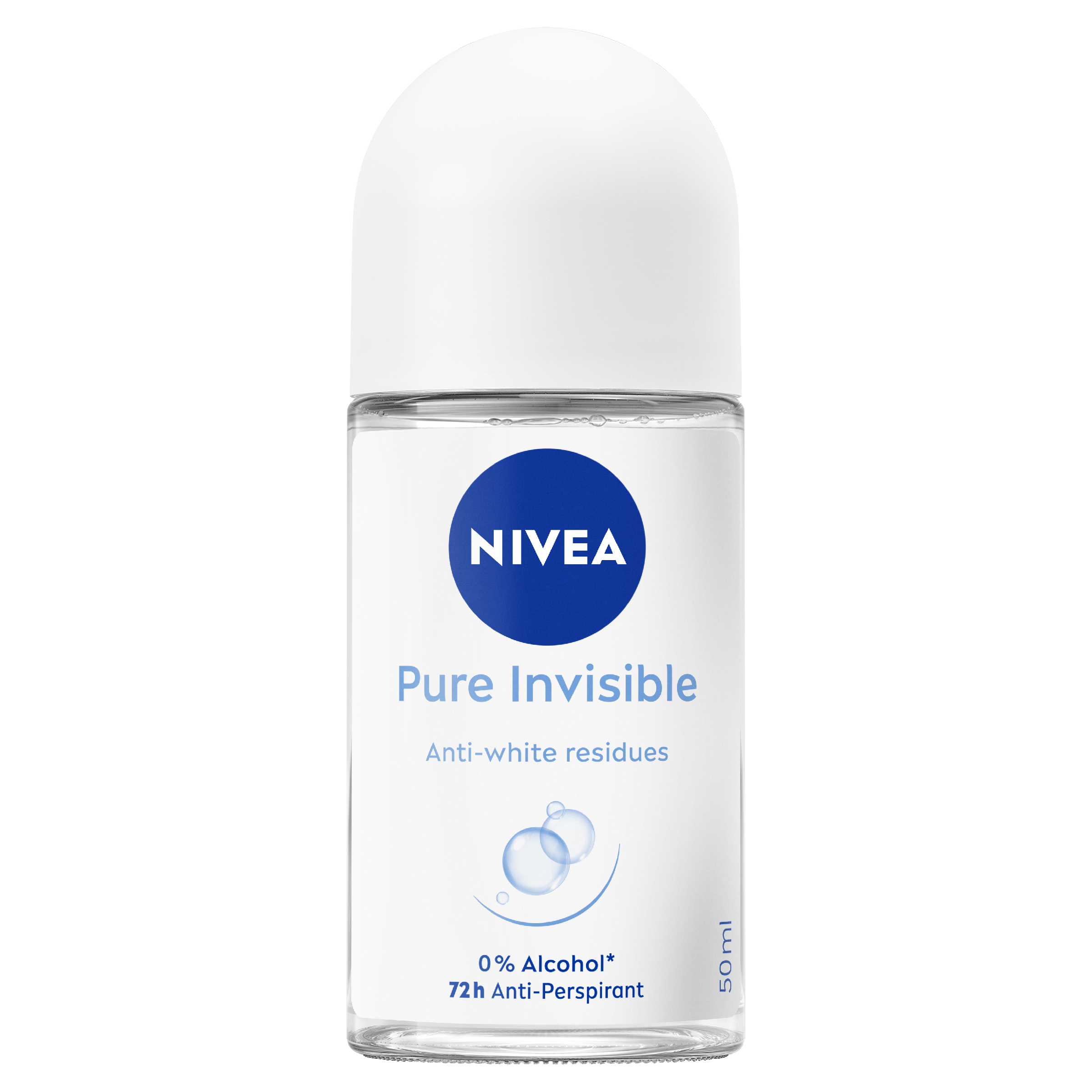 NIVEA WOMEN ANTIPERSPIRANT INVISIBLE PURE 48H ROLL ON 50ML