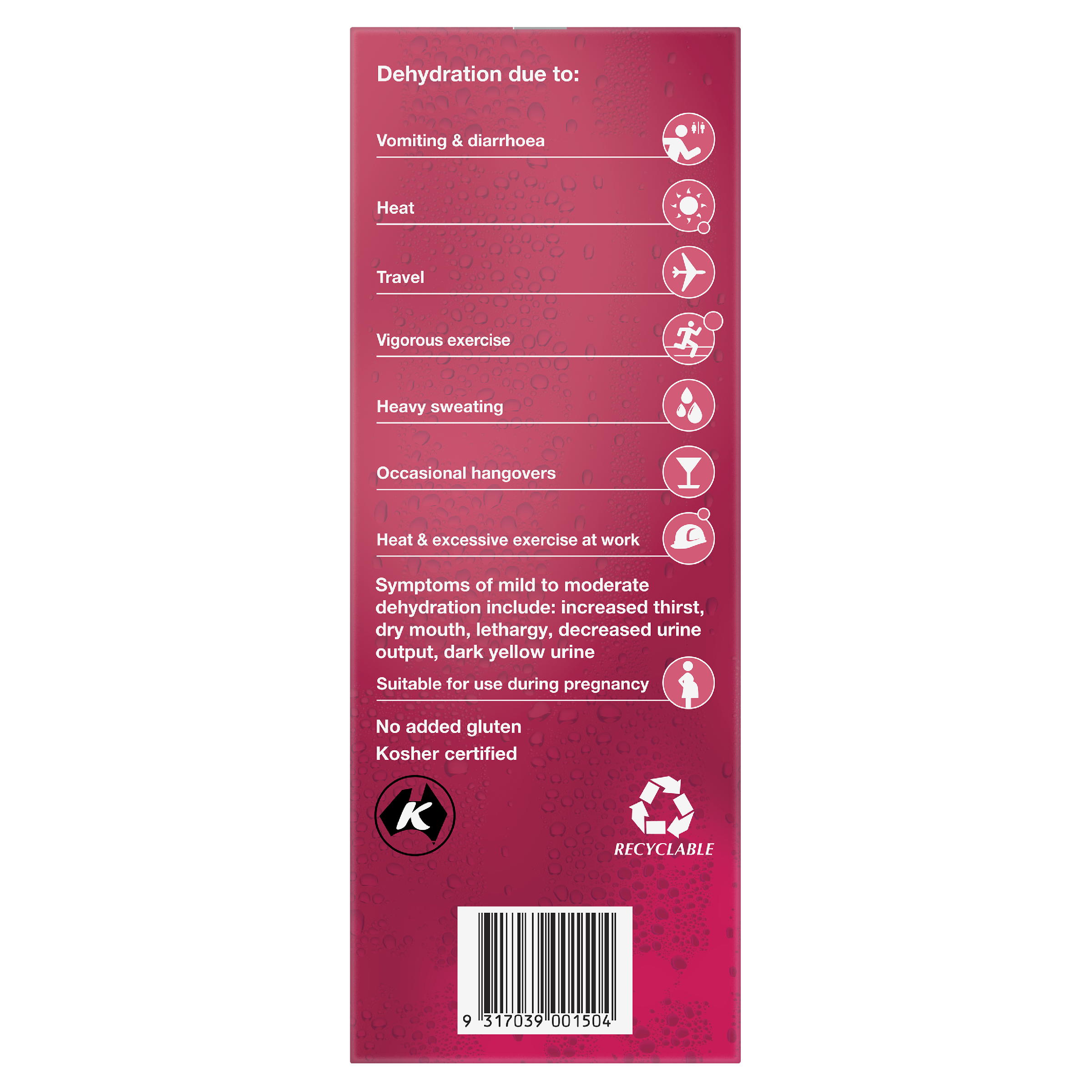 HYDRALYTE ICE BLOCKS STRAWBERRY KIWI 16 PACK - Image 3