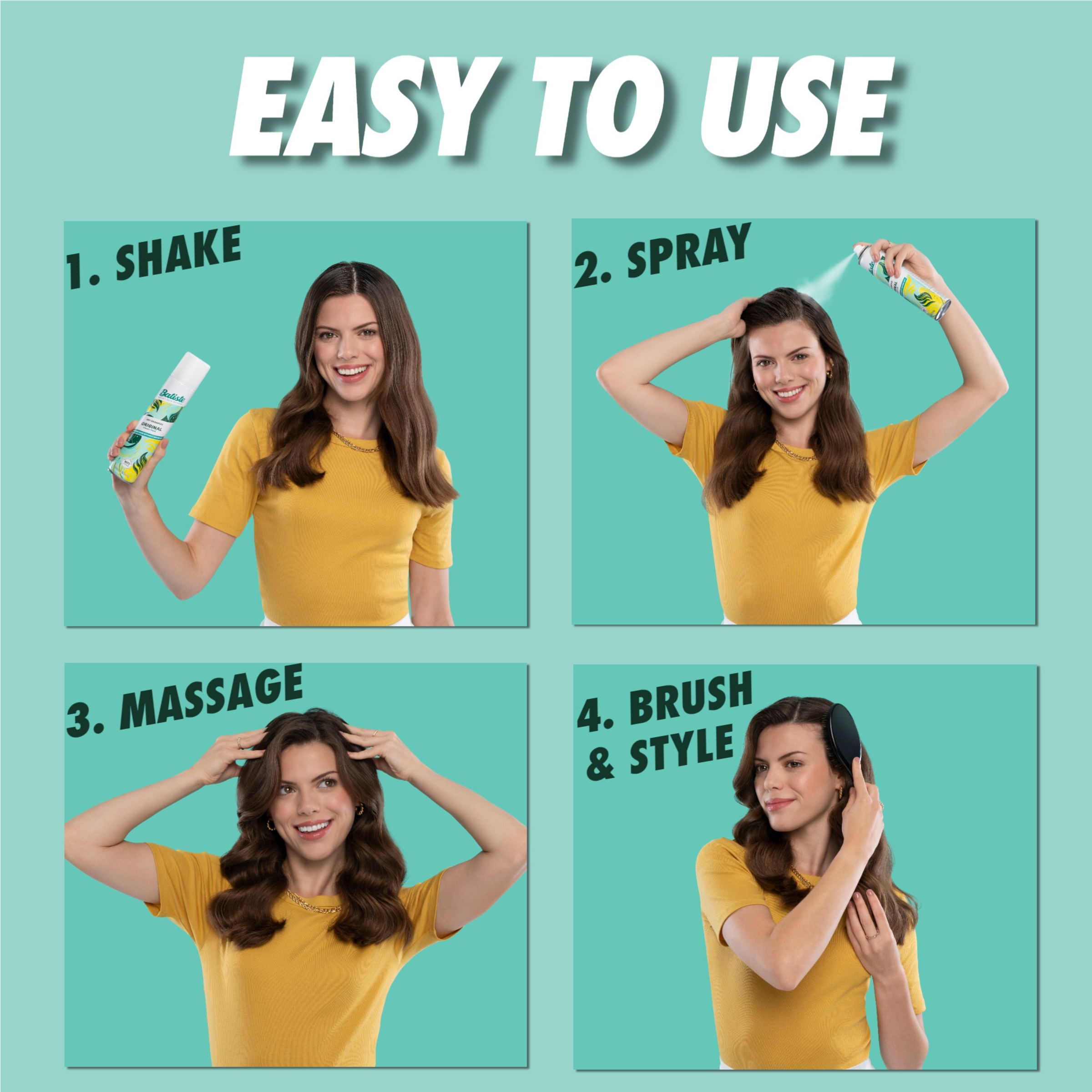 BATISTE BRUNETTE DRY SHAMPOO 350ML - Image 8