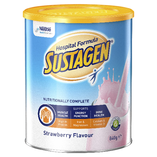 SUSTAGEN HOSPITAL FORMULA STRAWBERRY POWDER 840G