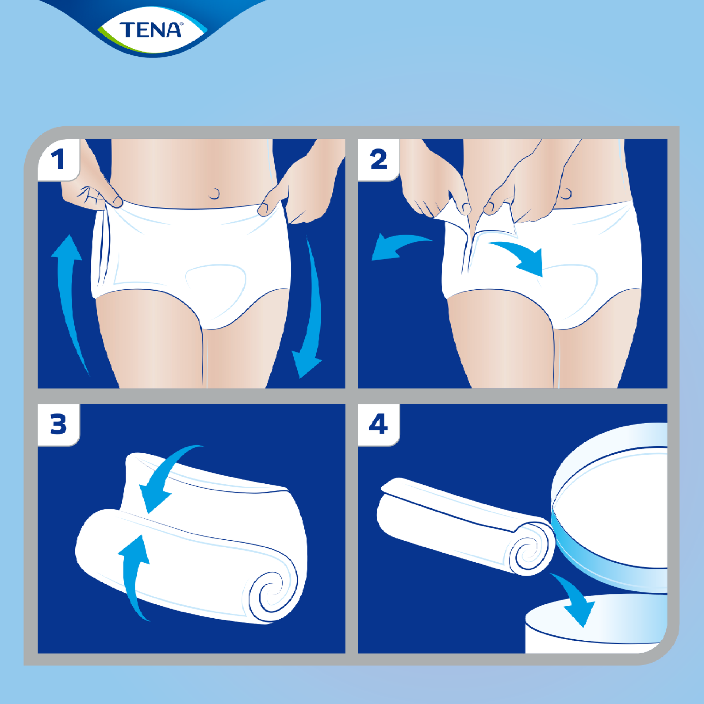 TENA PROSKIN PANTS MAXI 8D LARGE 10 PACK - Image 7