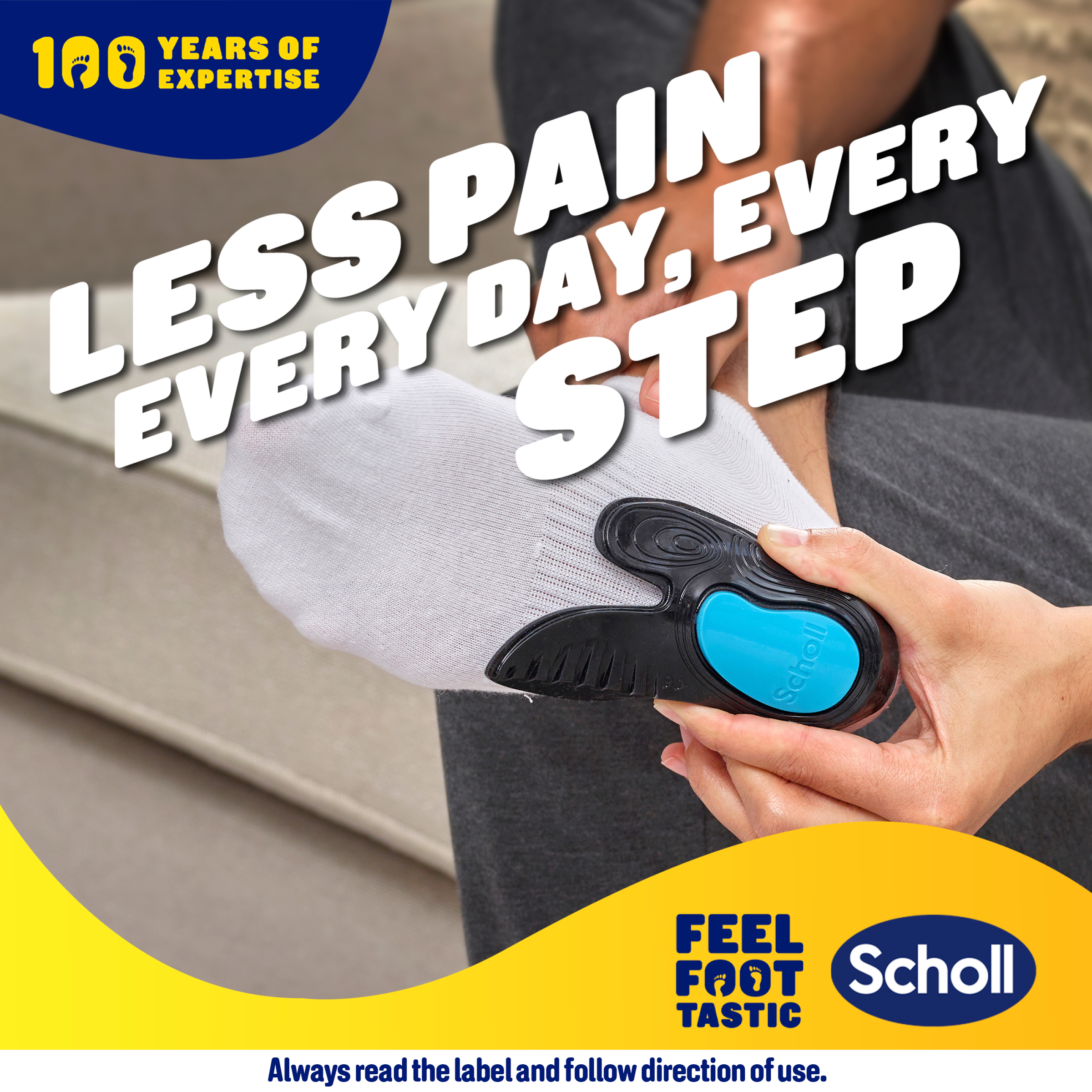 SCHOLL IN BALANCE HEEL & ANKLE ORTHOTIC INSOLES L - Image 6