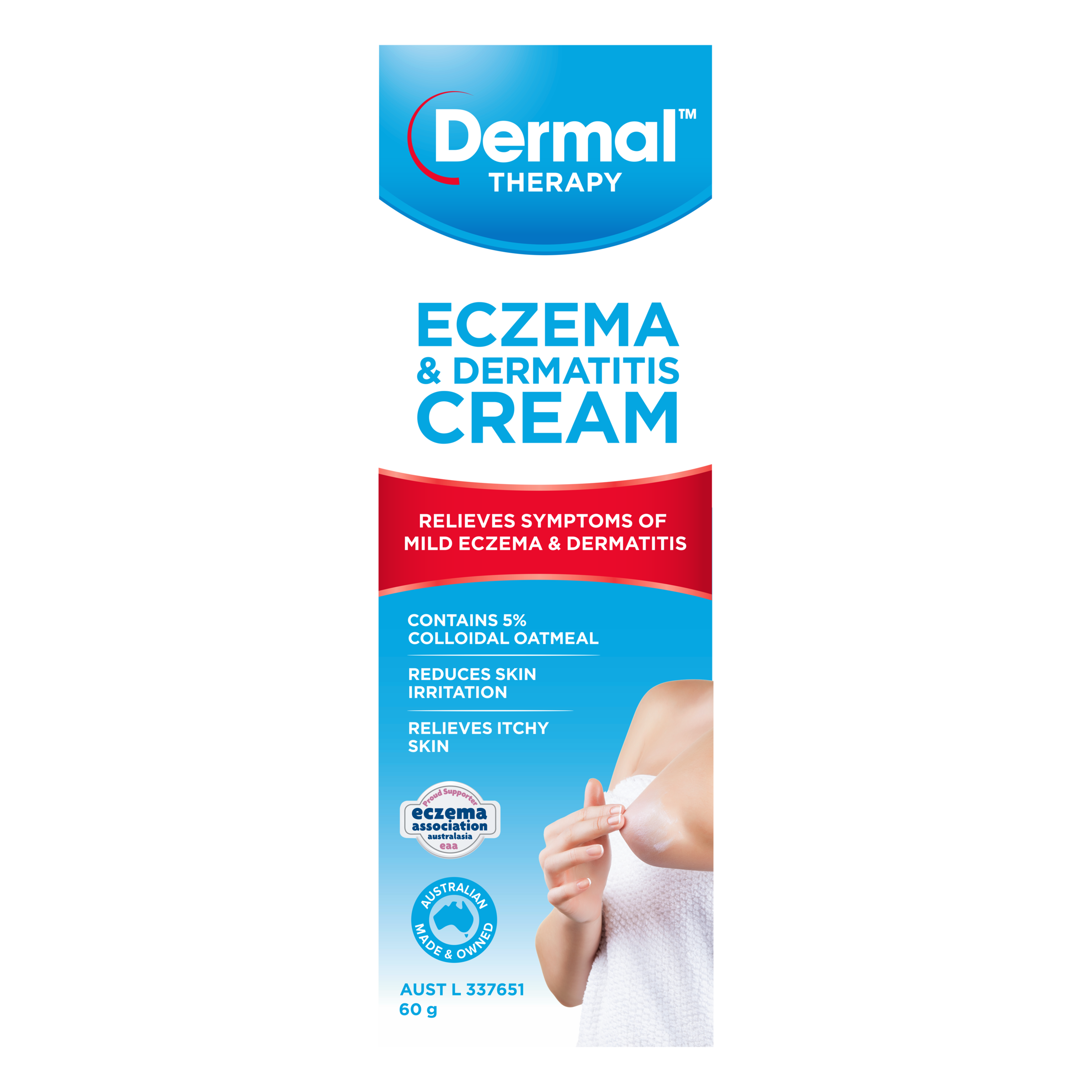 DERMAL THERAPY ECZEMA & DERMATITIS CREAM 60G - Image 3