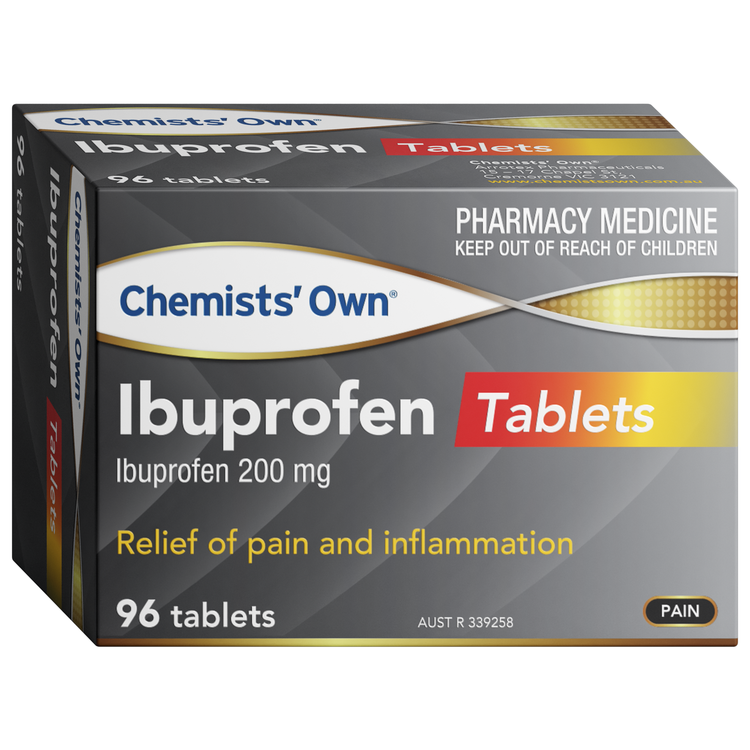 CHEMISTS OWN IBUPROFEN 200MG 96 TABLETS