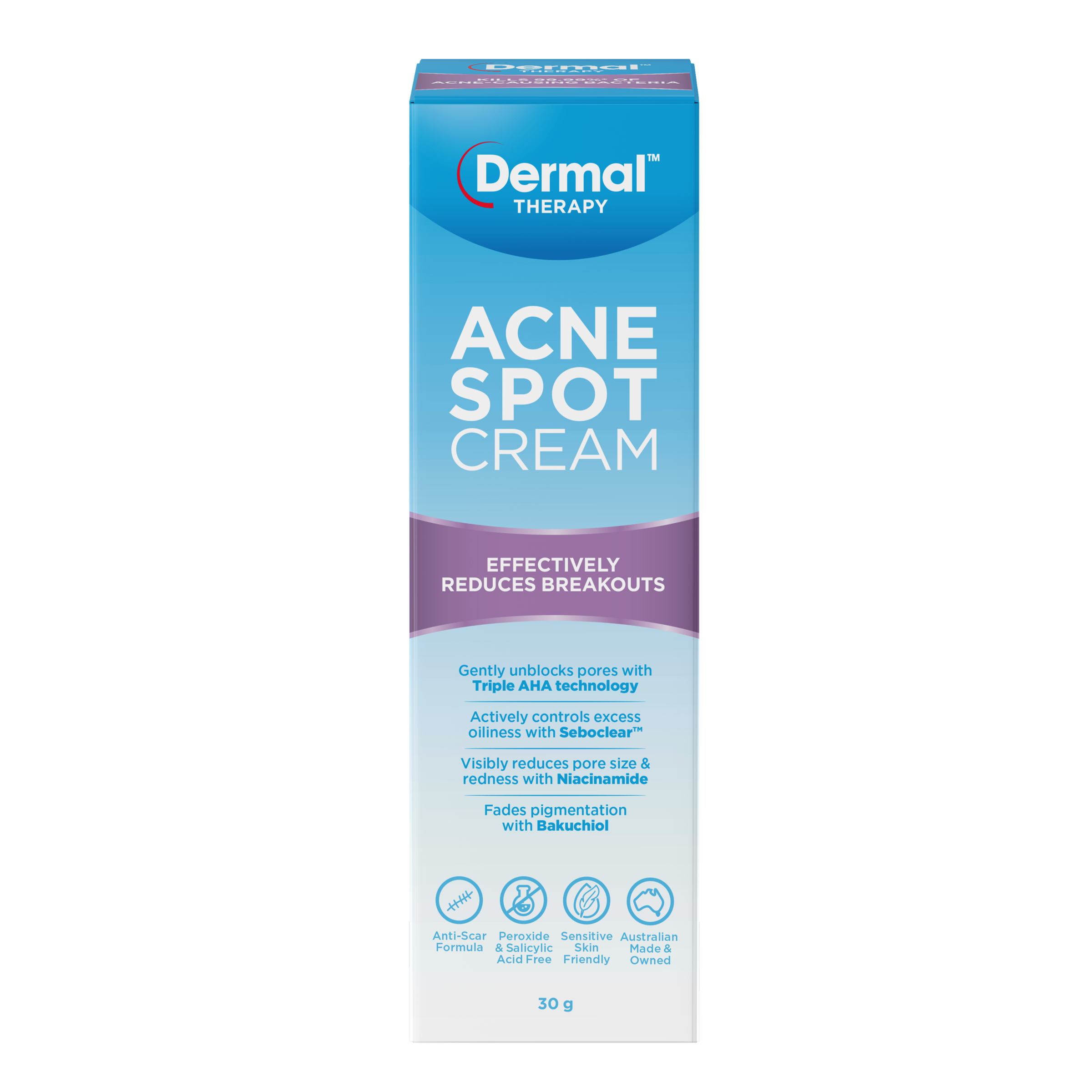 DERMAL THERAPY ACNE SPOT CREAM 30G