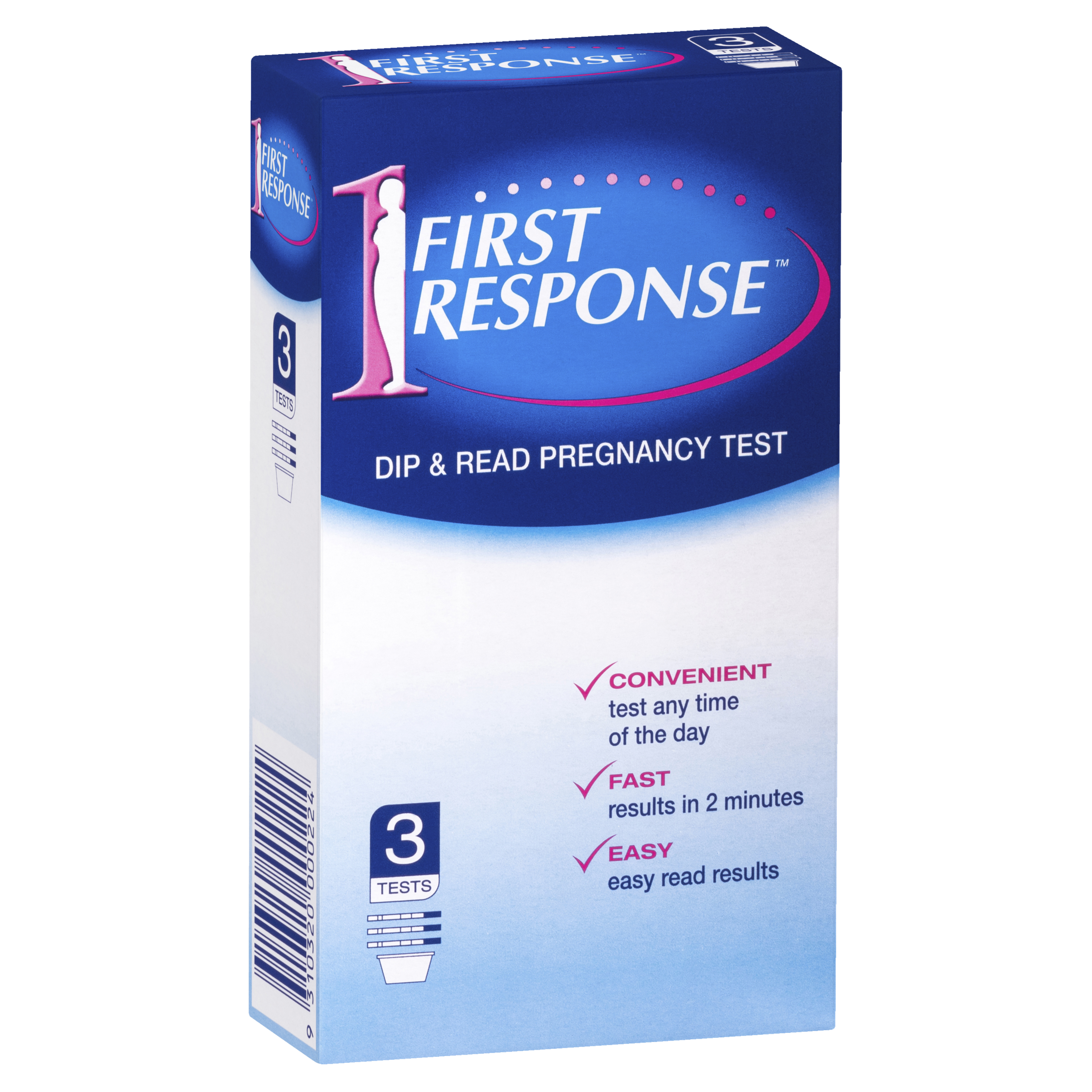 FIRST RESPONSE DIP & READ PREGNANCY TEST 3 PACK