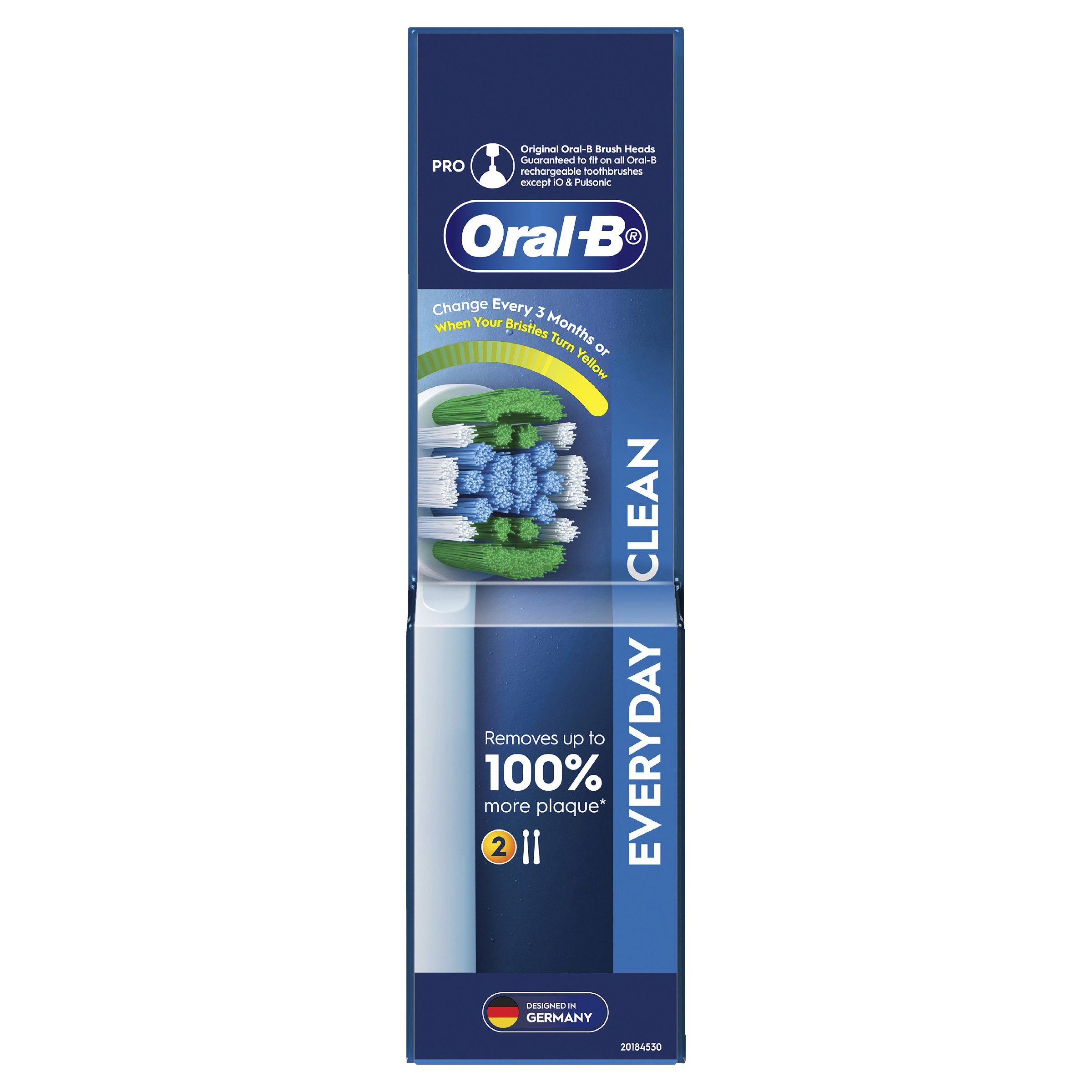 ORAL-B POWER BRUSH HEADS PRECISION CLEAN 2 PACK - Image 2
