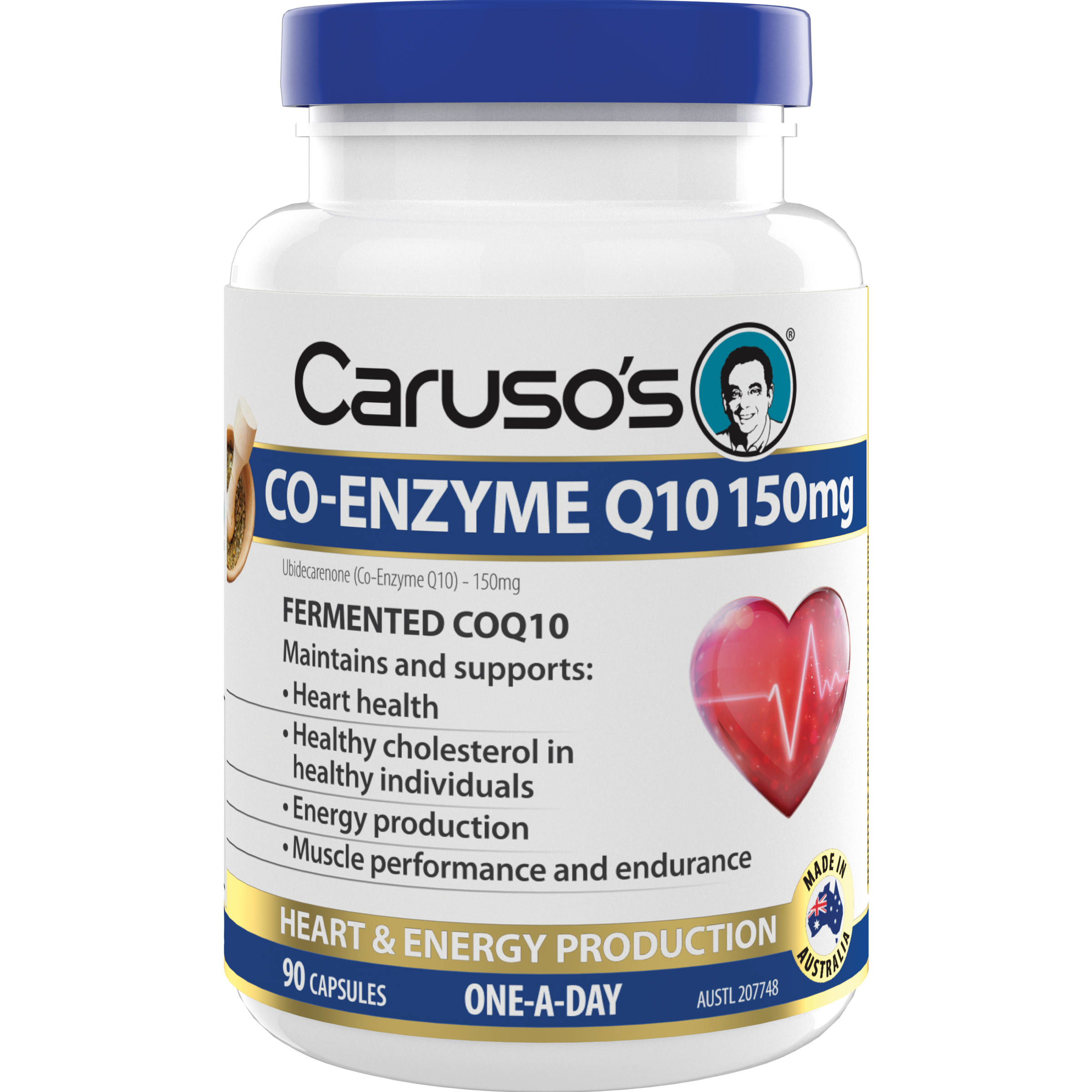 CARUSOS CO-ENZYME Q10 150MG 90 CAPSULES