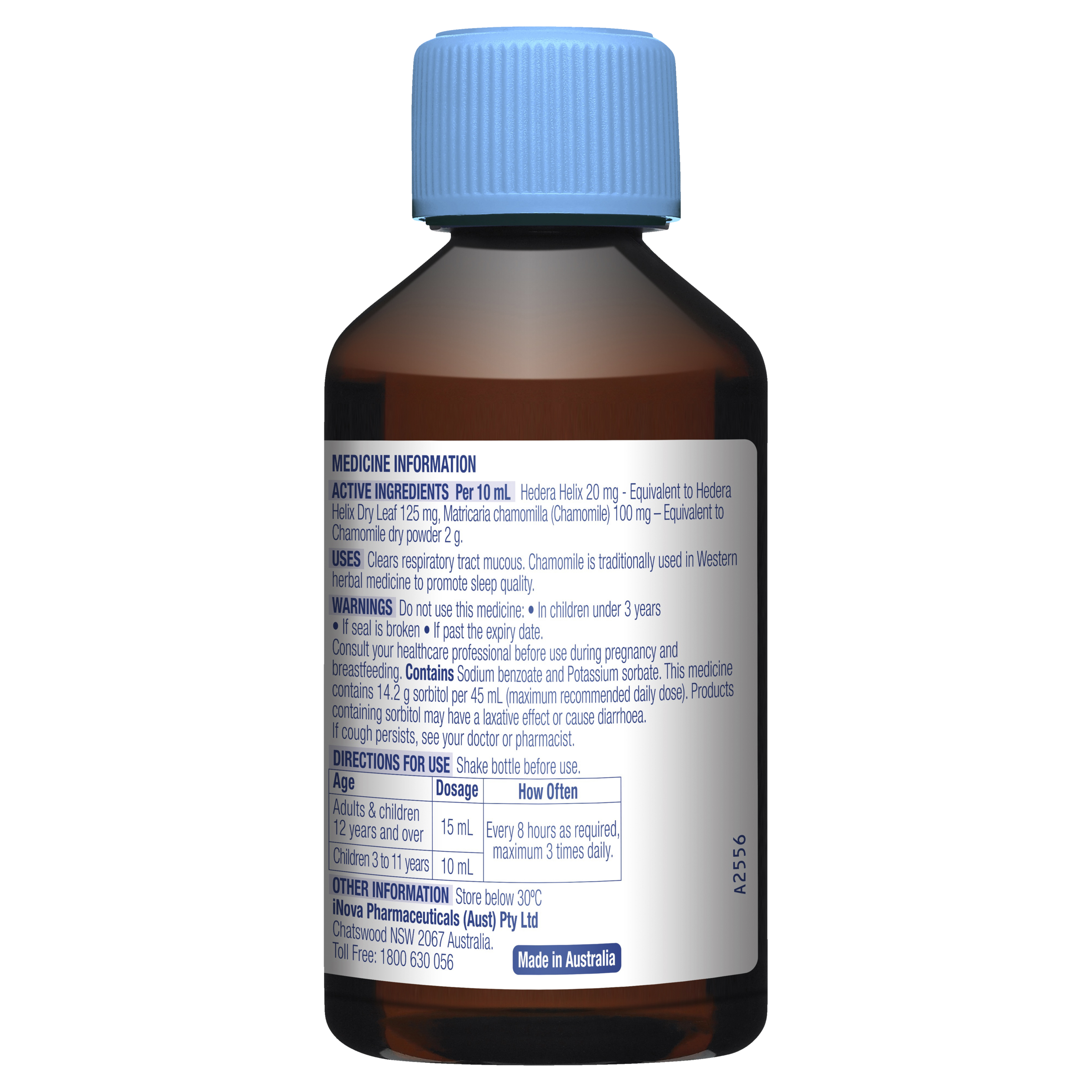 DURO-TUSS CHILDRENS COUGH NIGHT TIME STRAWBERRY LIQUID 200ML - Image 2