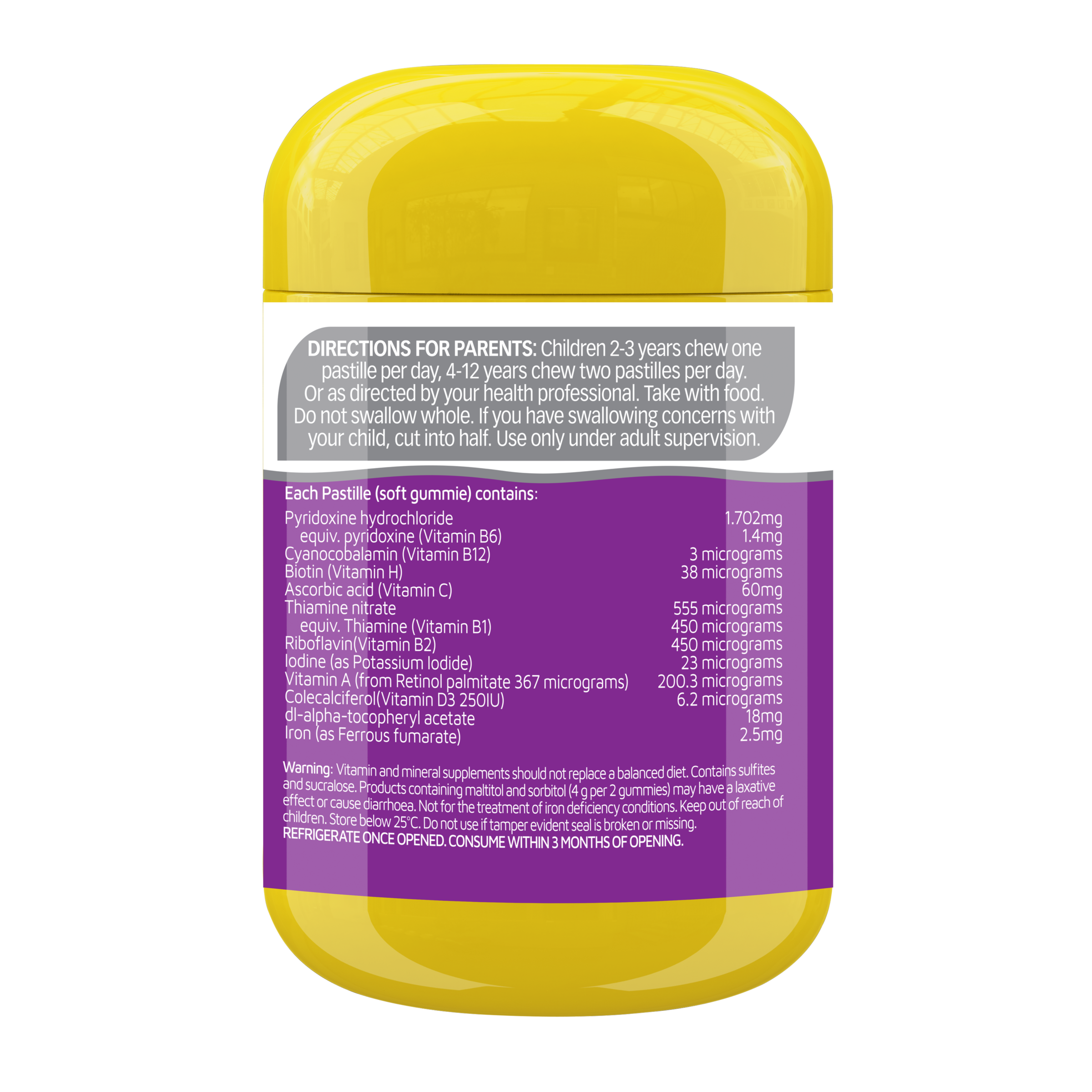 NATURES WAY KIDS SMART VITA GUMMIES MULTI-VITAMIN + IRON 40 - Image 2